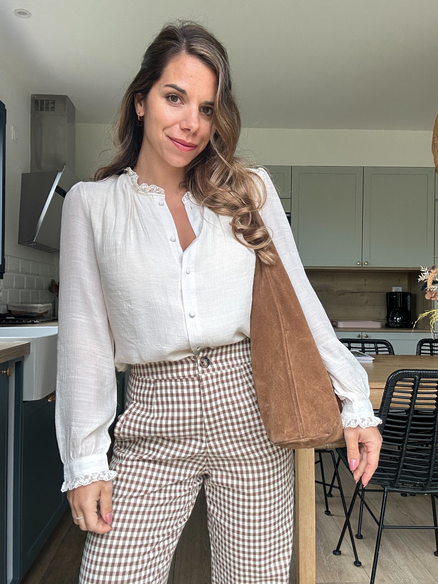 Blouse beige Catherine