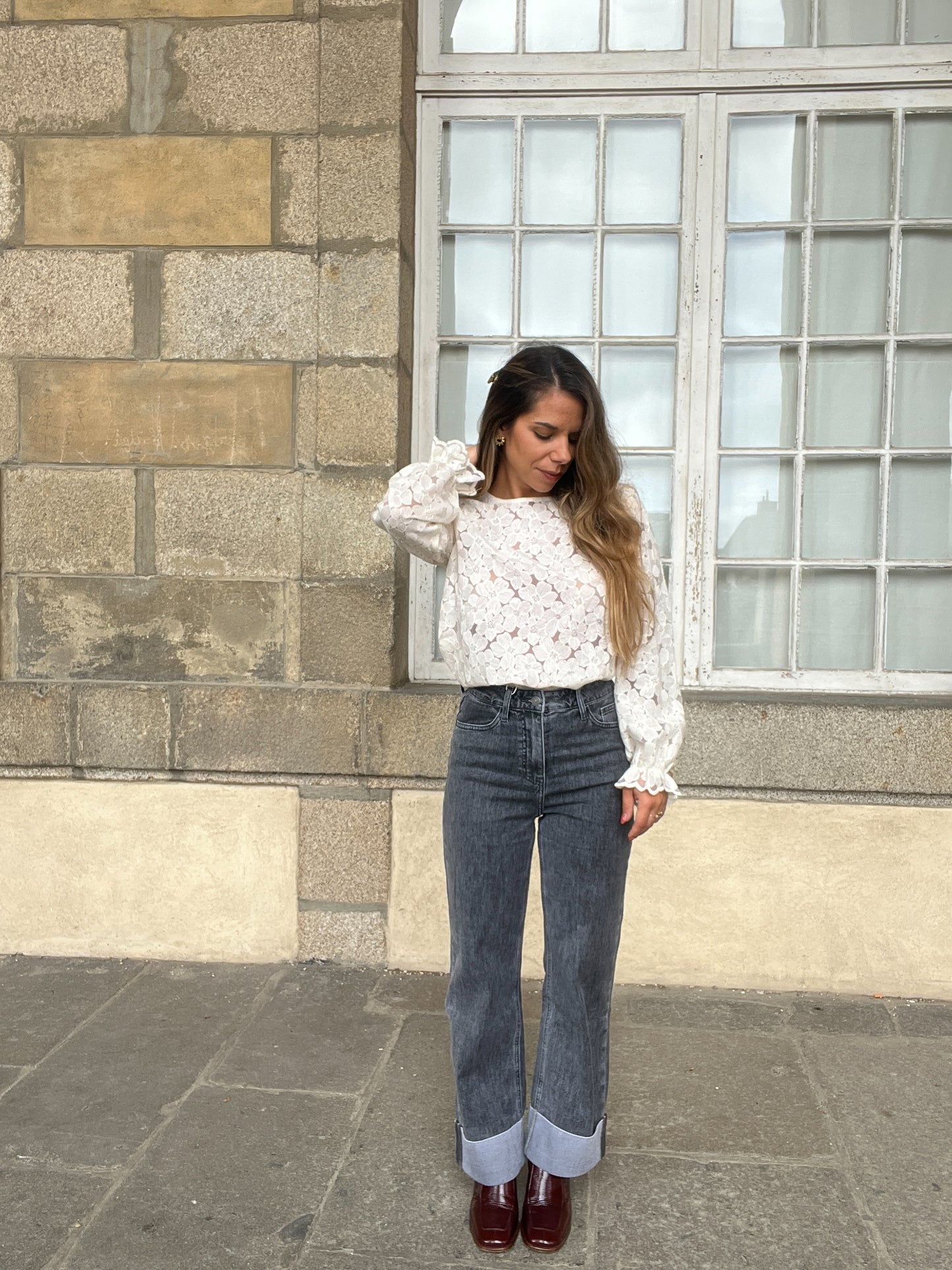 Blouse brodée Laura