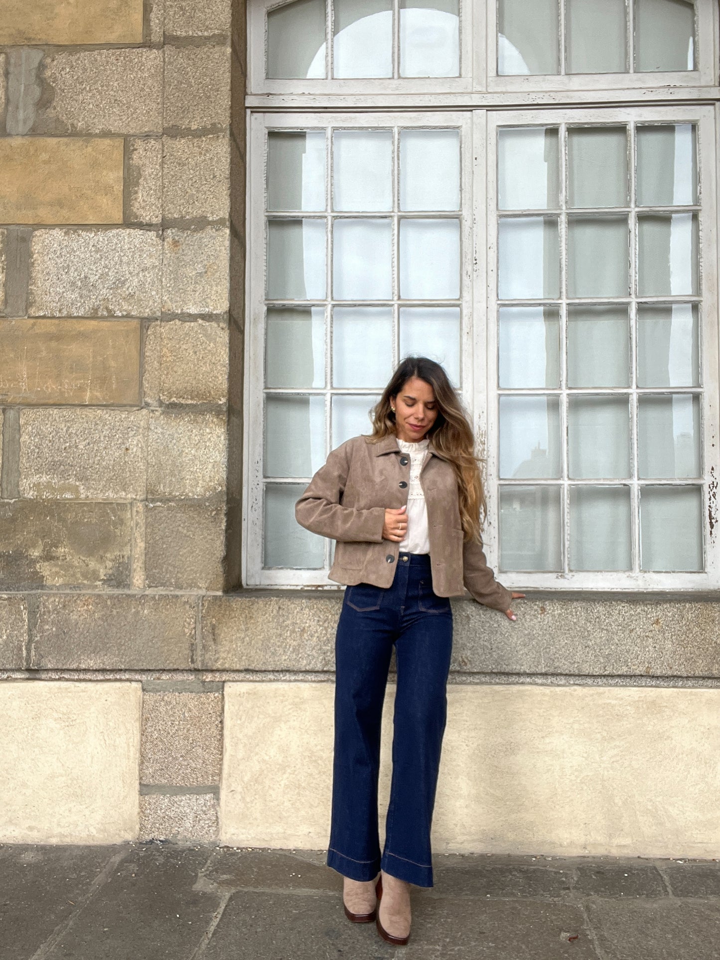 Veste effet suédine Thelma