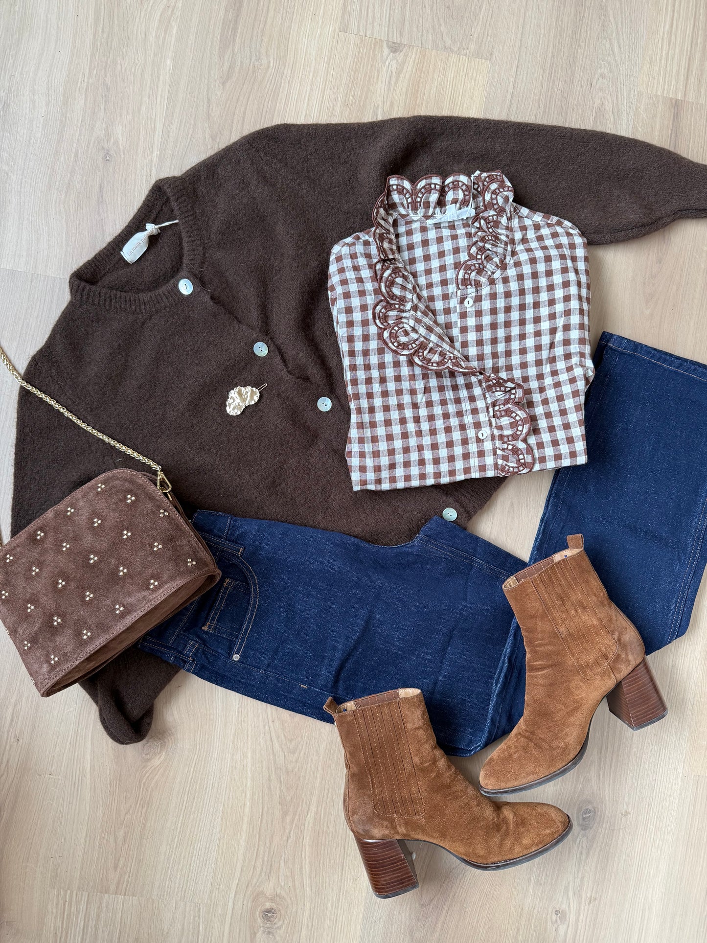 Sac à main Iris marron