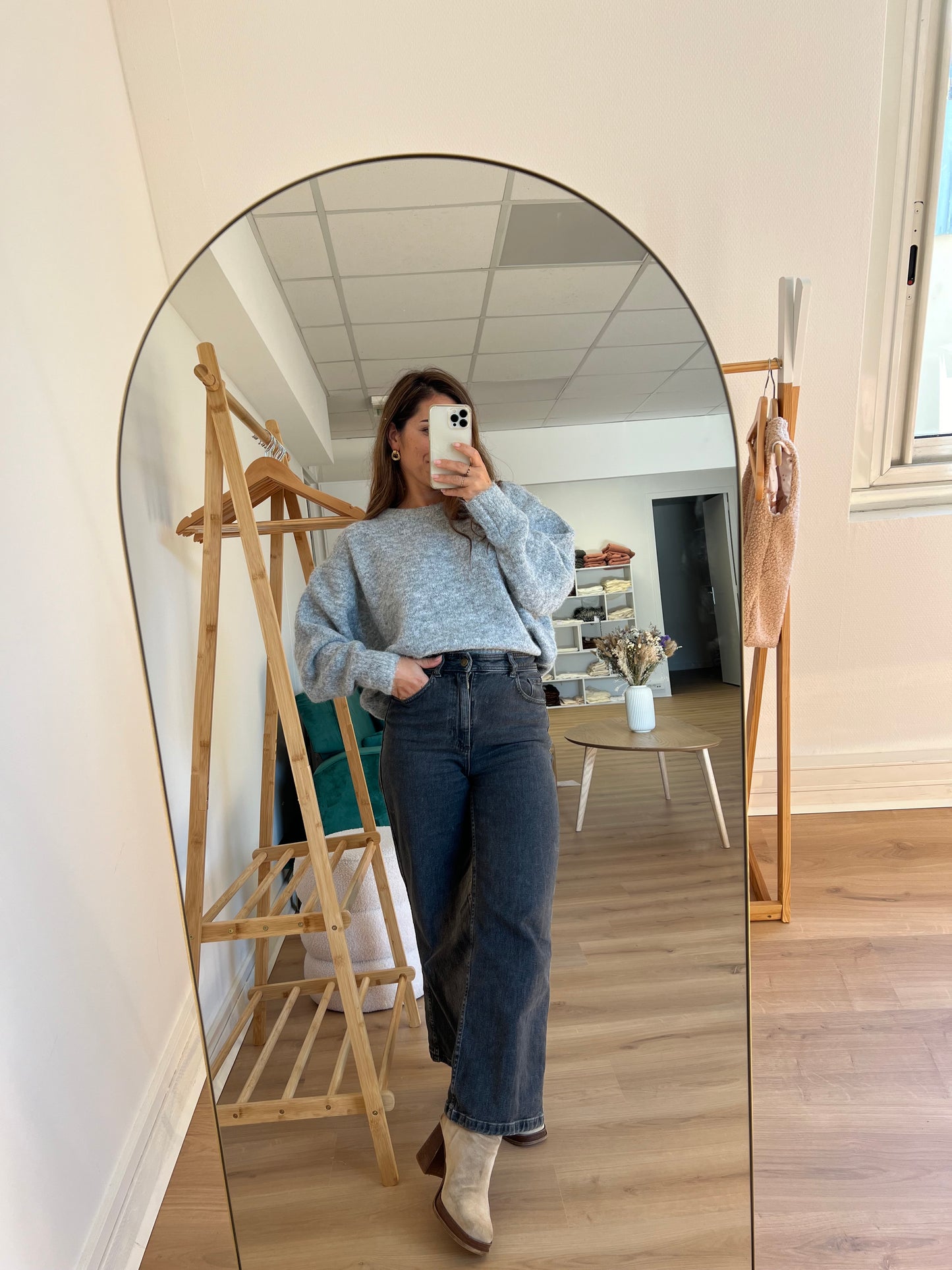 Pull Louise gris