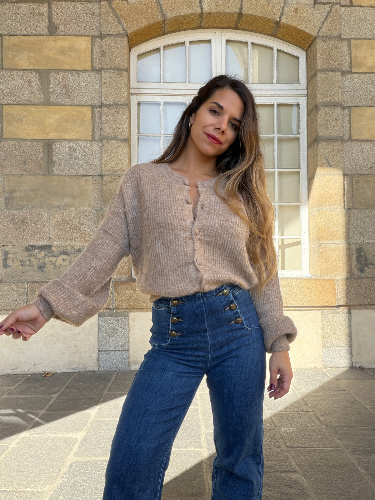 Cardigan Lise Camel