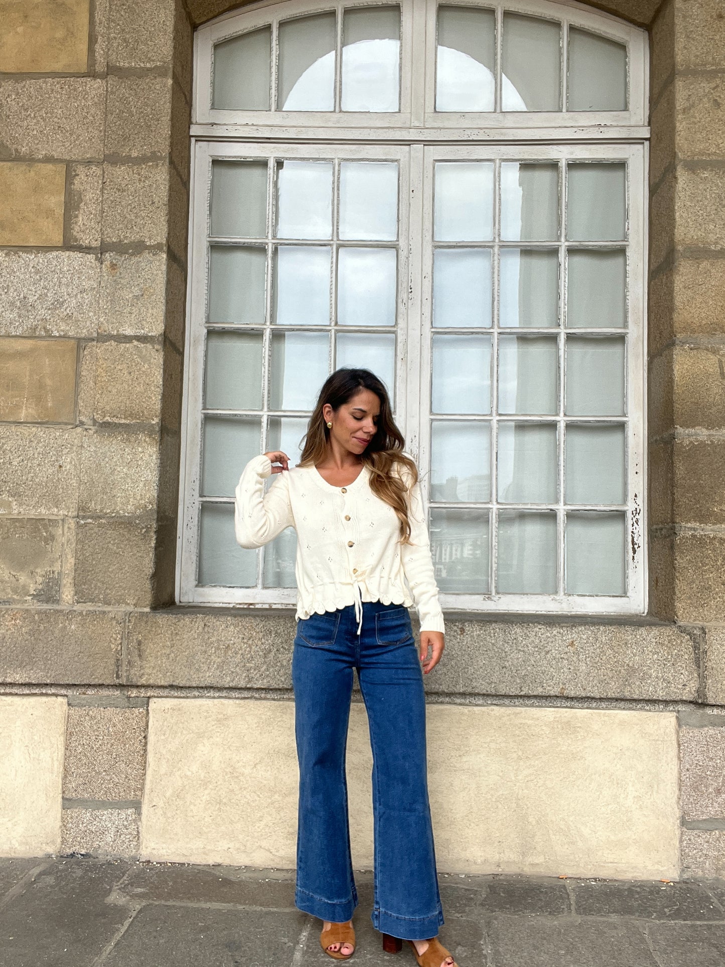 Cardigan Emma écru