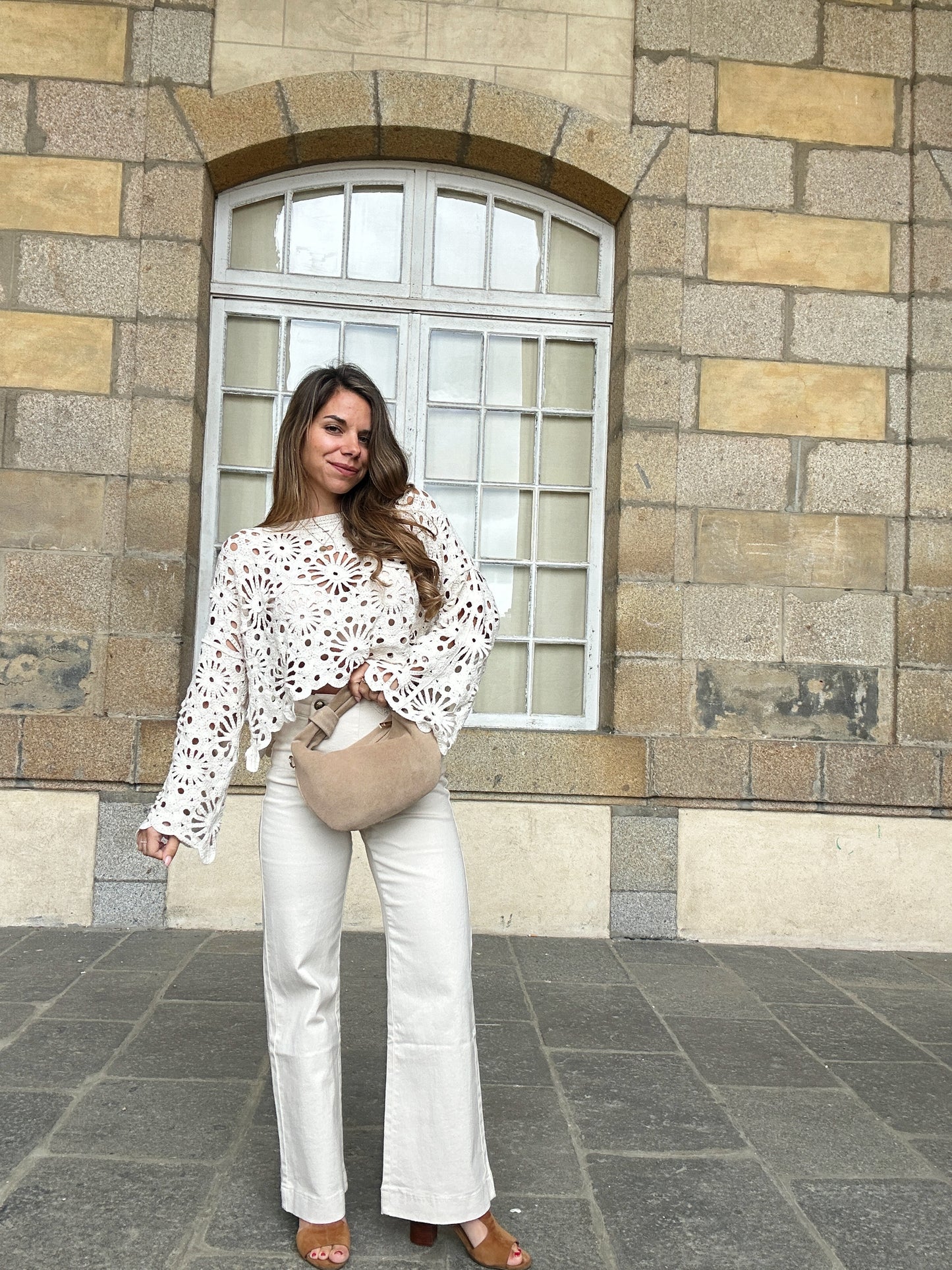 Blouse en crochet Andrea