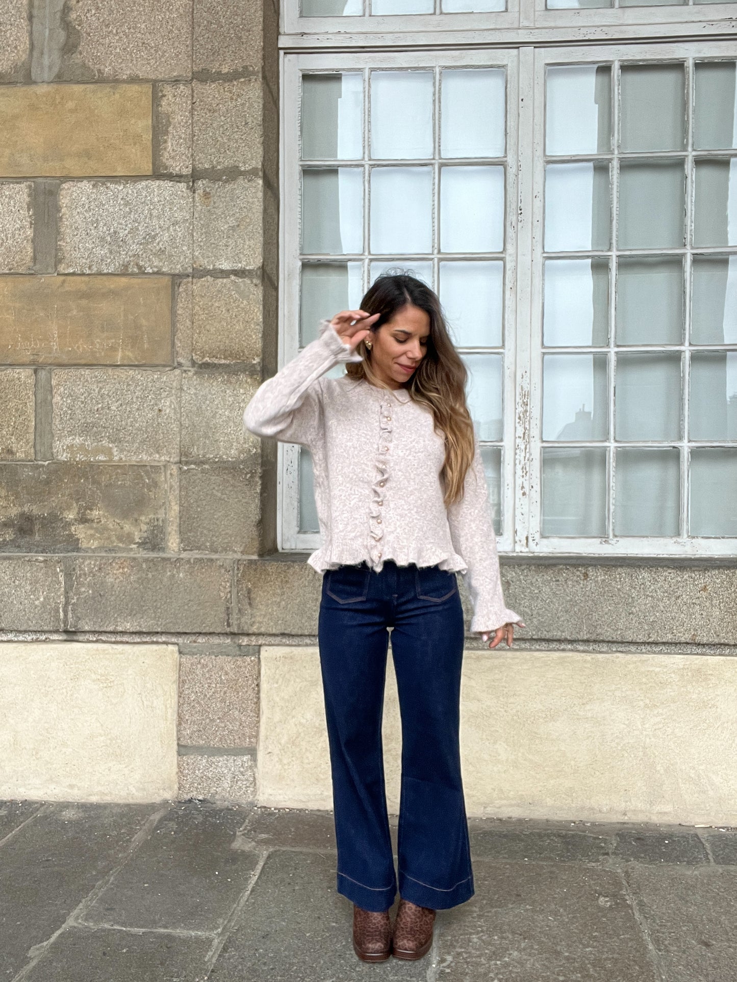 Cardigan Maxine taupe