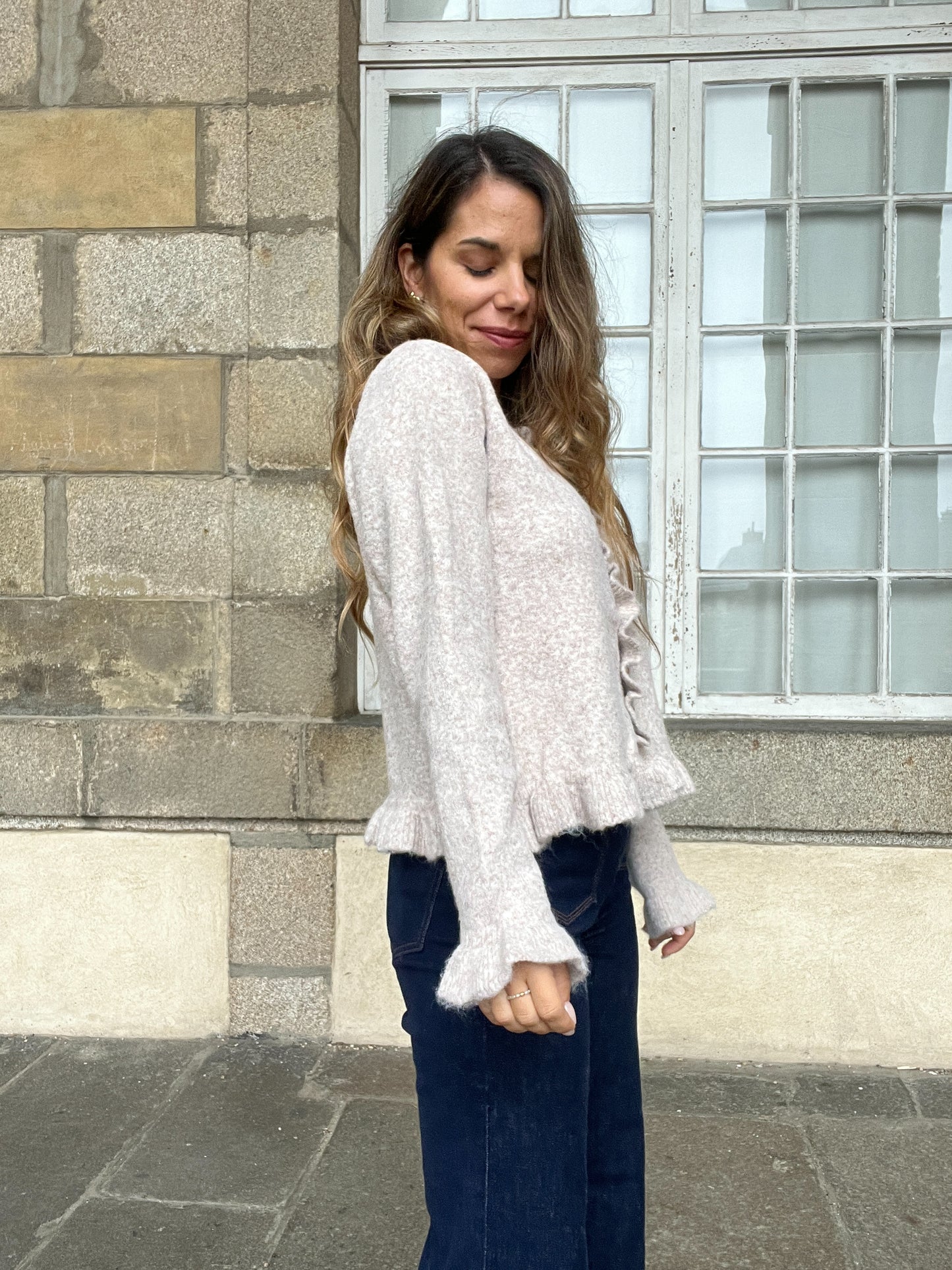 Cardigan Maxine taupe