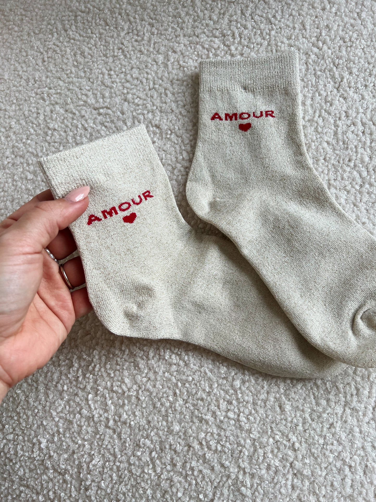 Chaussettes Amour Vanille