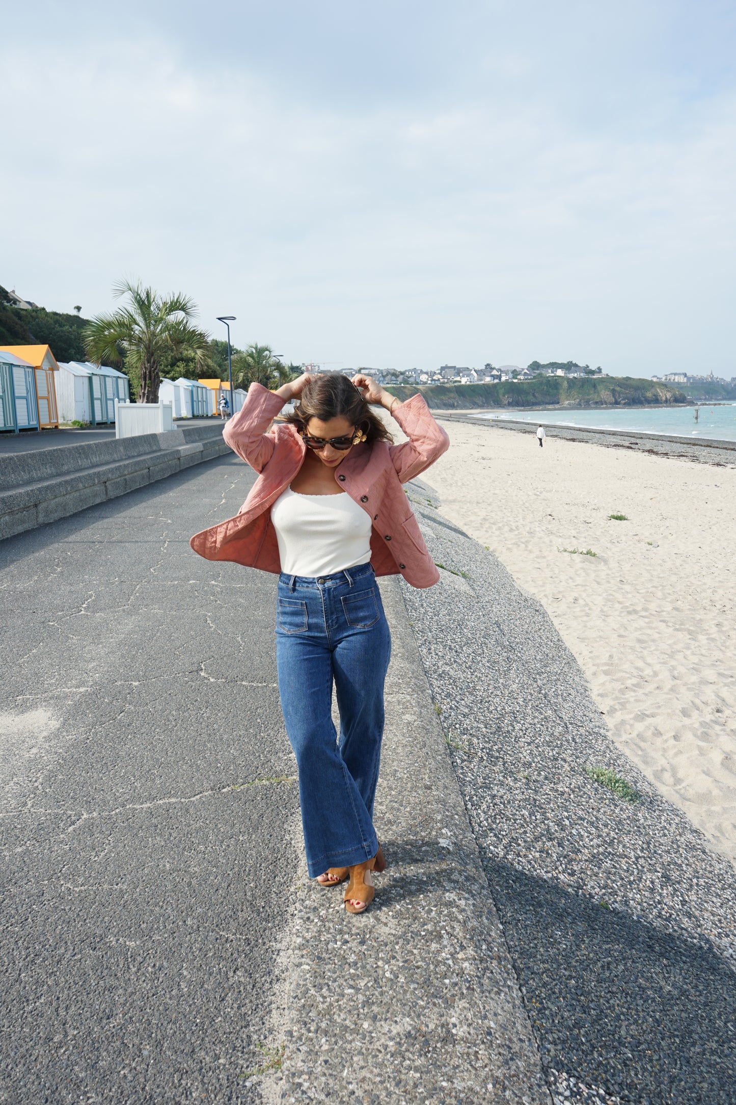 Veste matelassée Rose