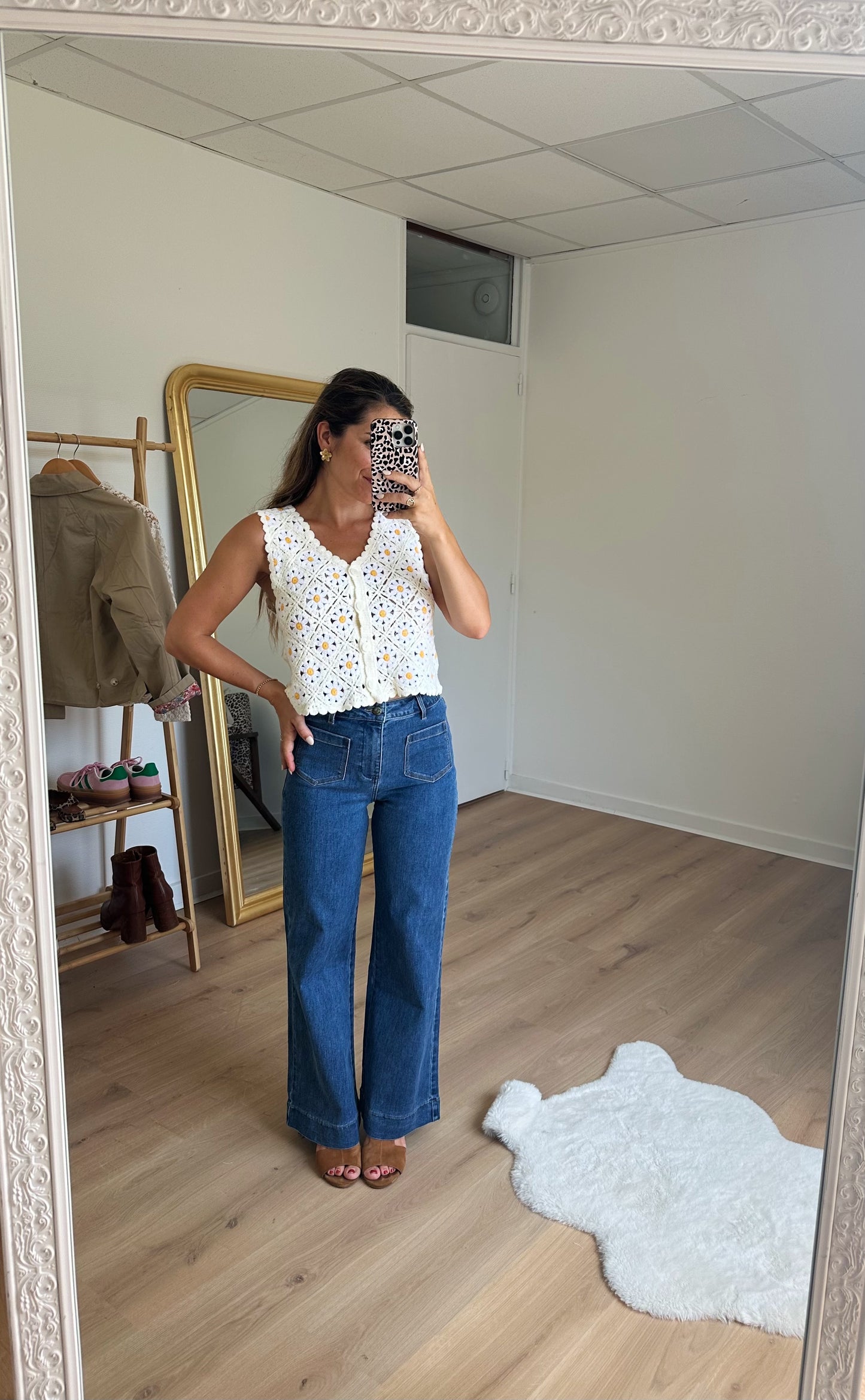 Top en crochet Solana
