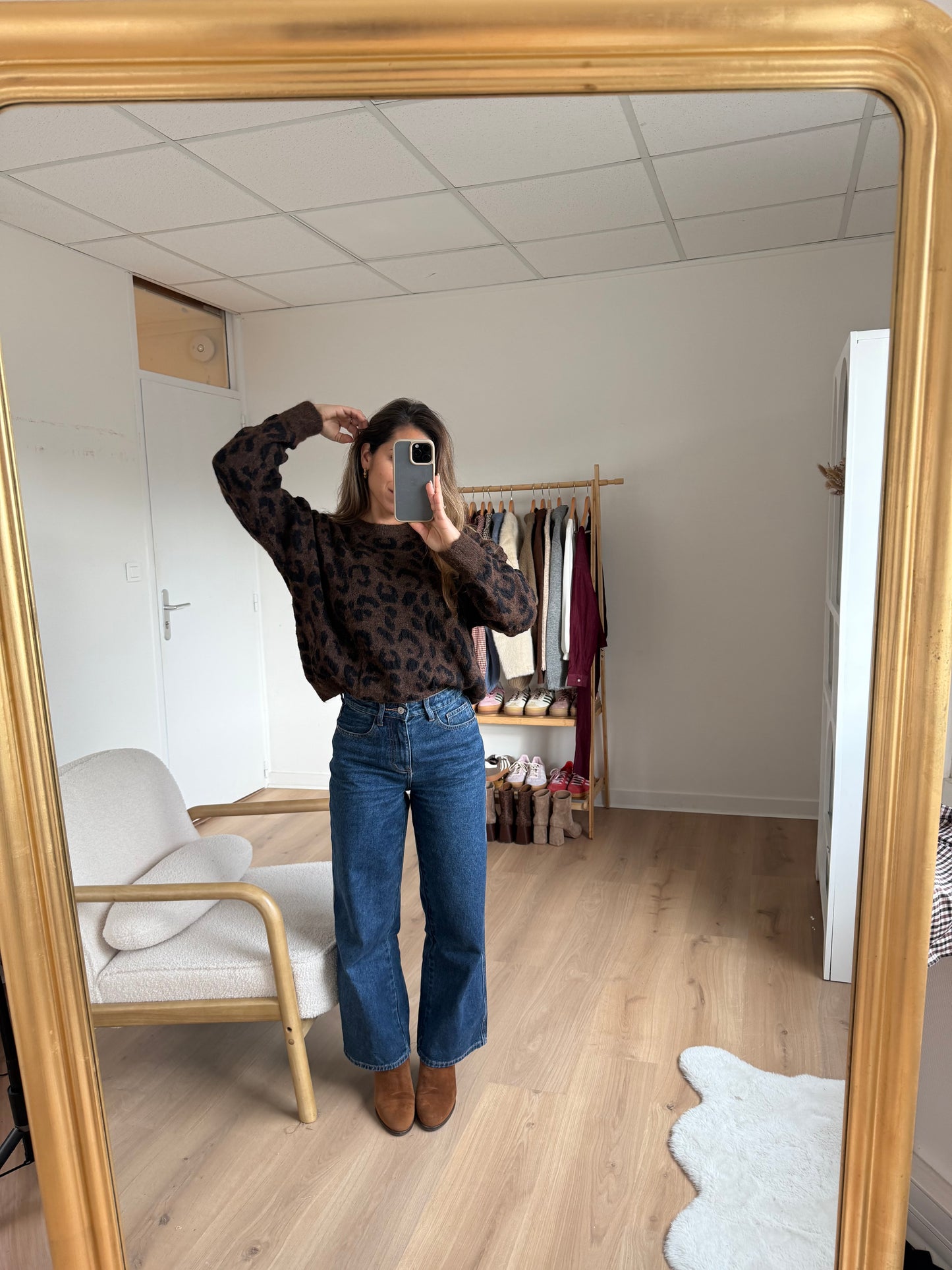 Pull Camille léopard