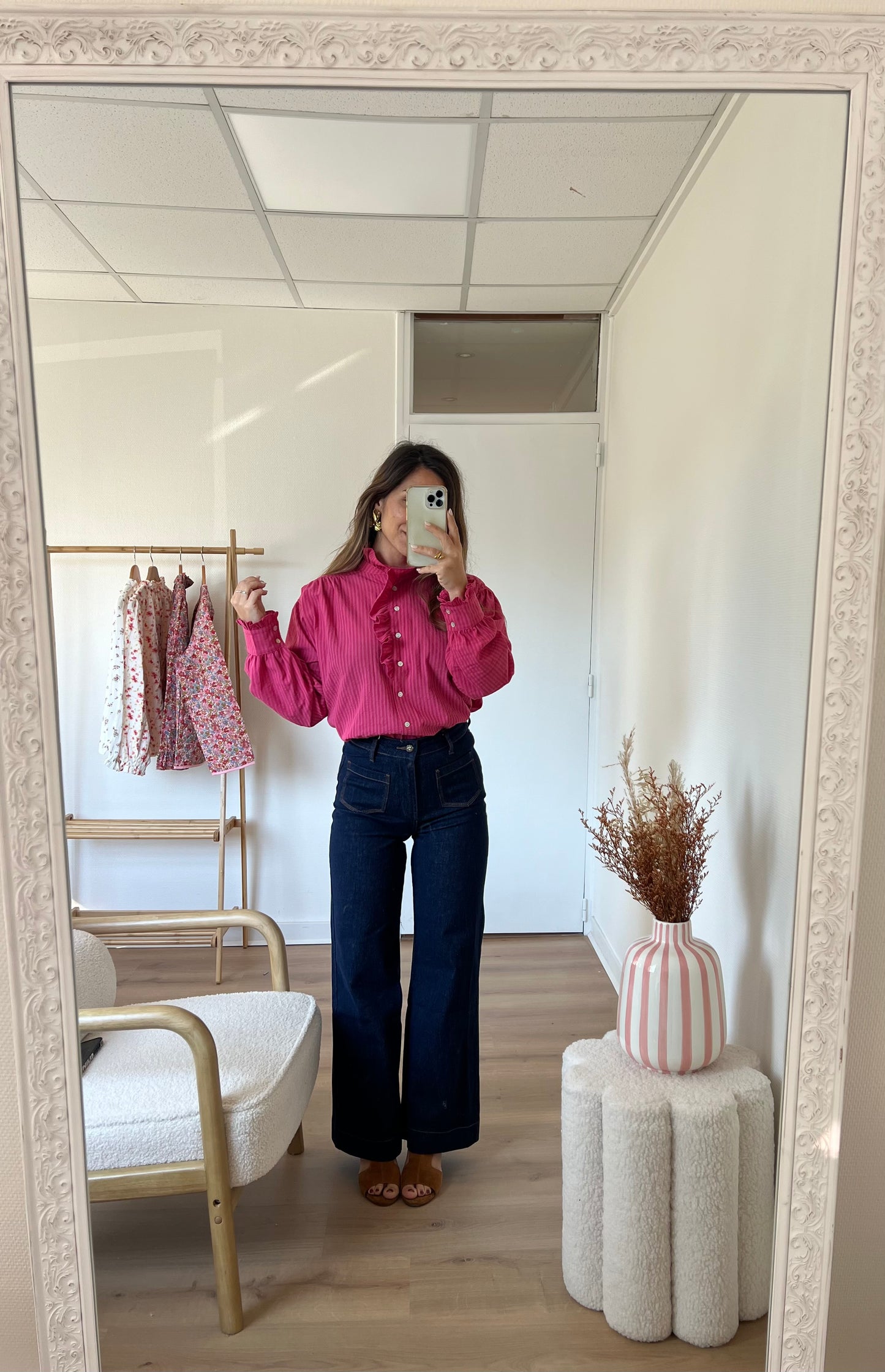 Chemise rose Alice