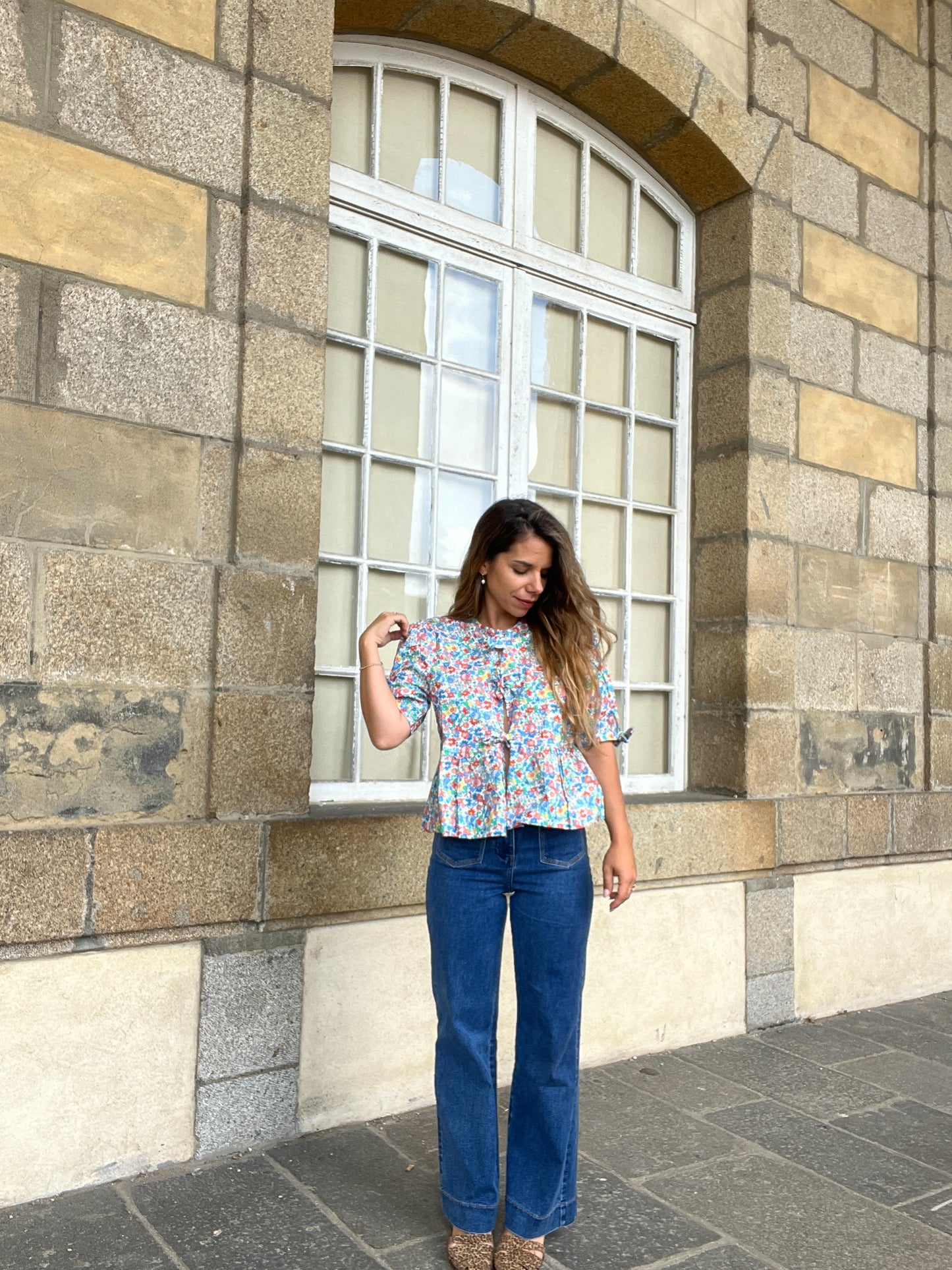 Blouse à noeuds Faustine