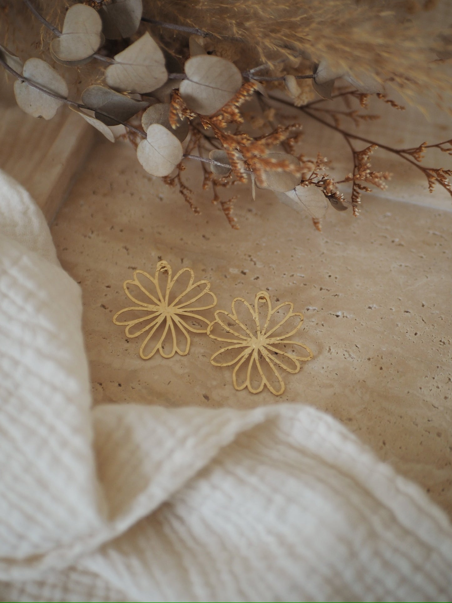 Boucles d'oreille Fleur