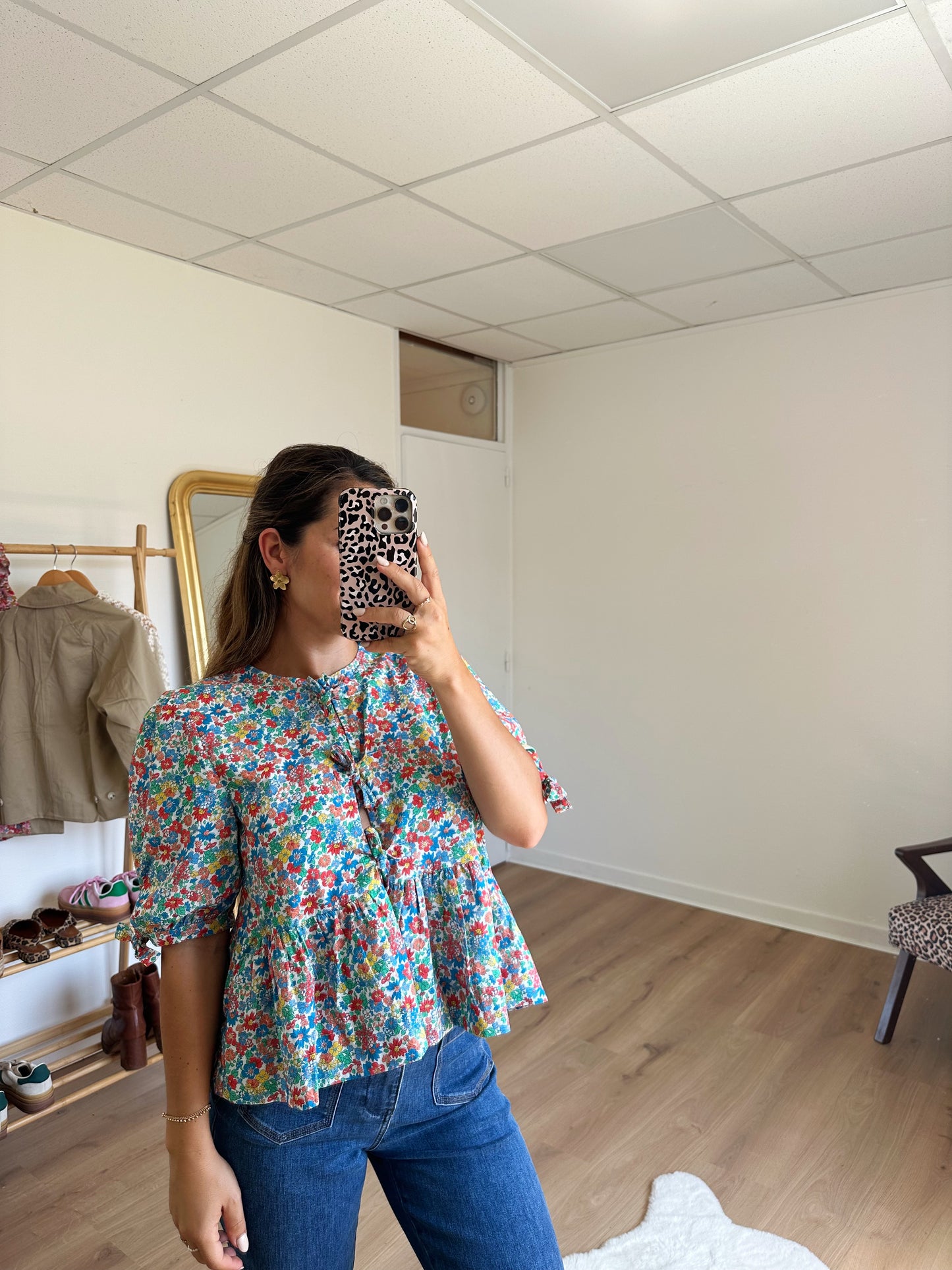 Blouse à noeuds Faustine