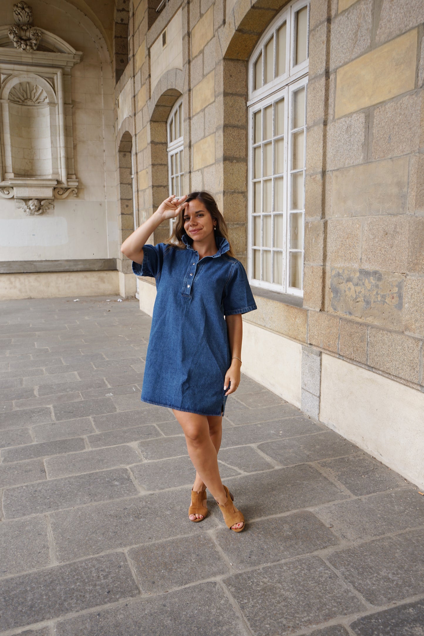 Robe en Jean Céleste