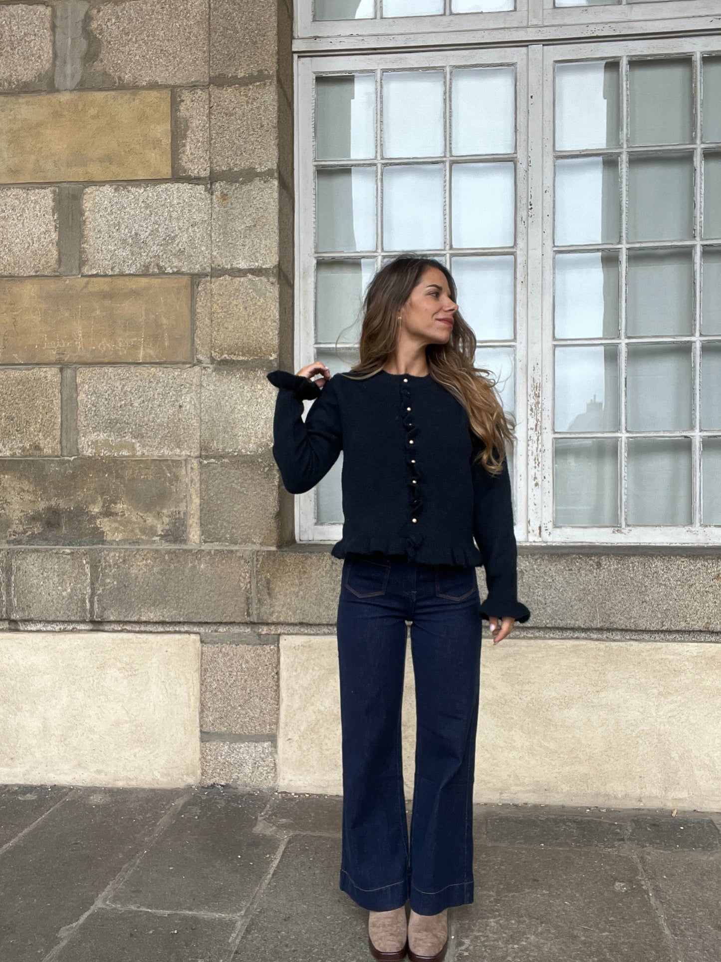 Cardigan Maxine bleu marine