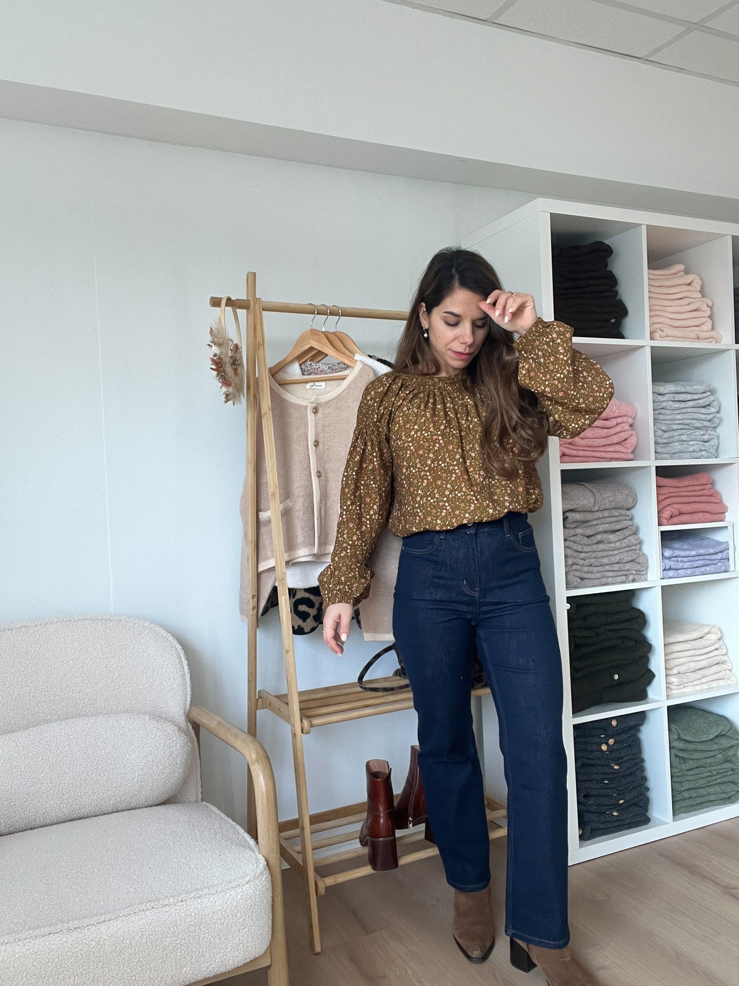 Blouse fleurie Adeline