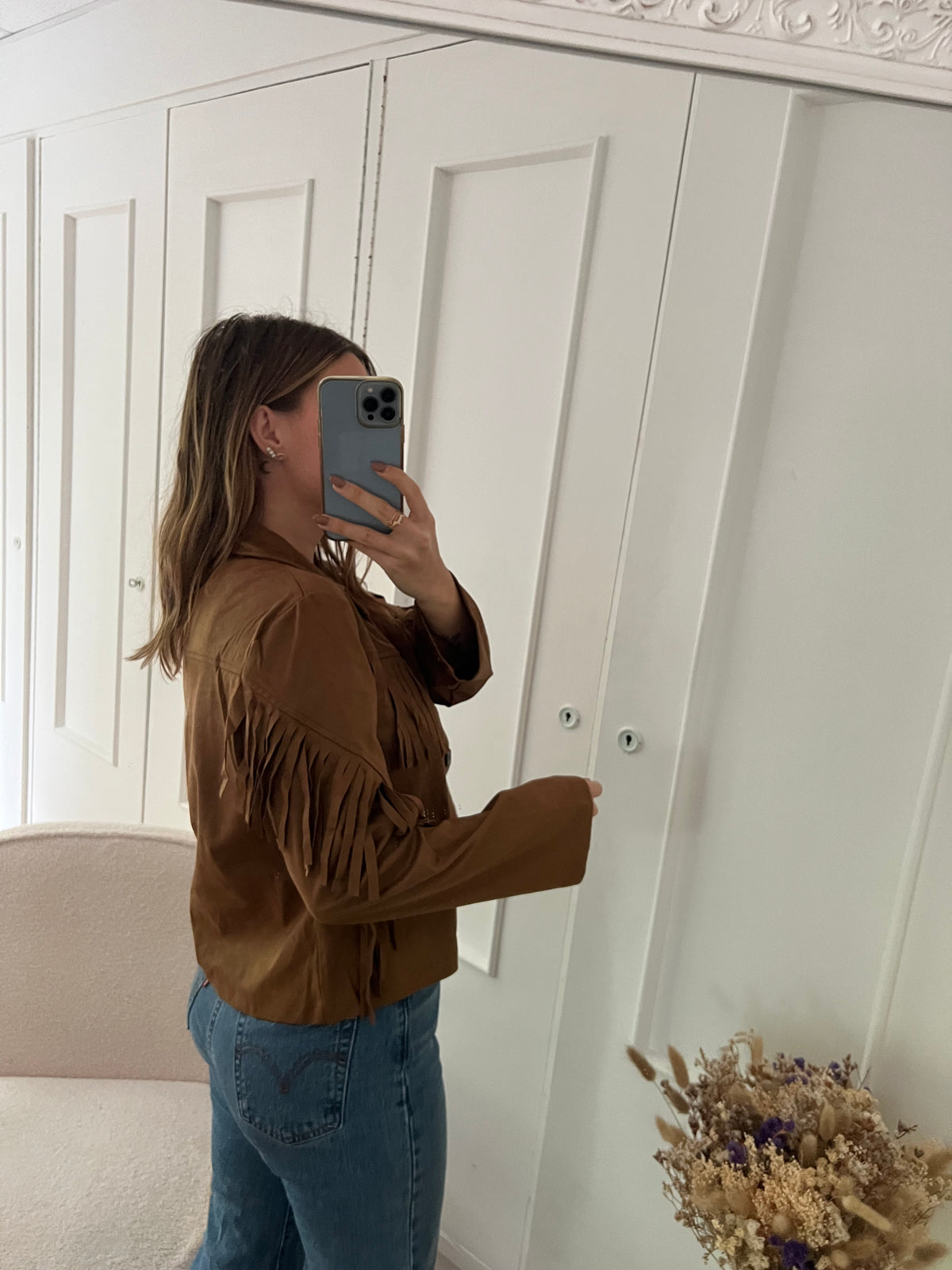 Veste à franges Jolene