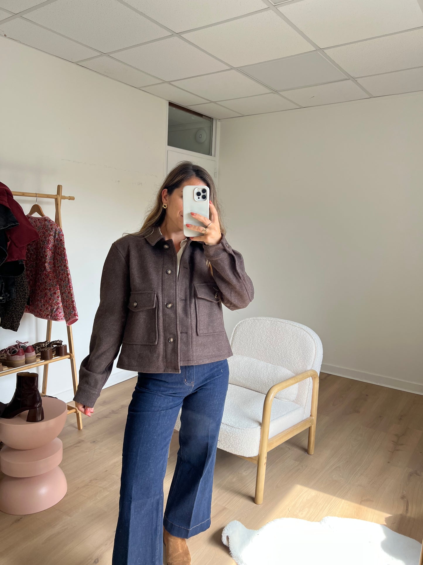 Veste chaude Max chocolat