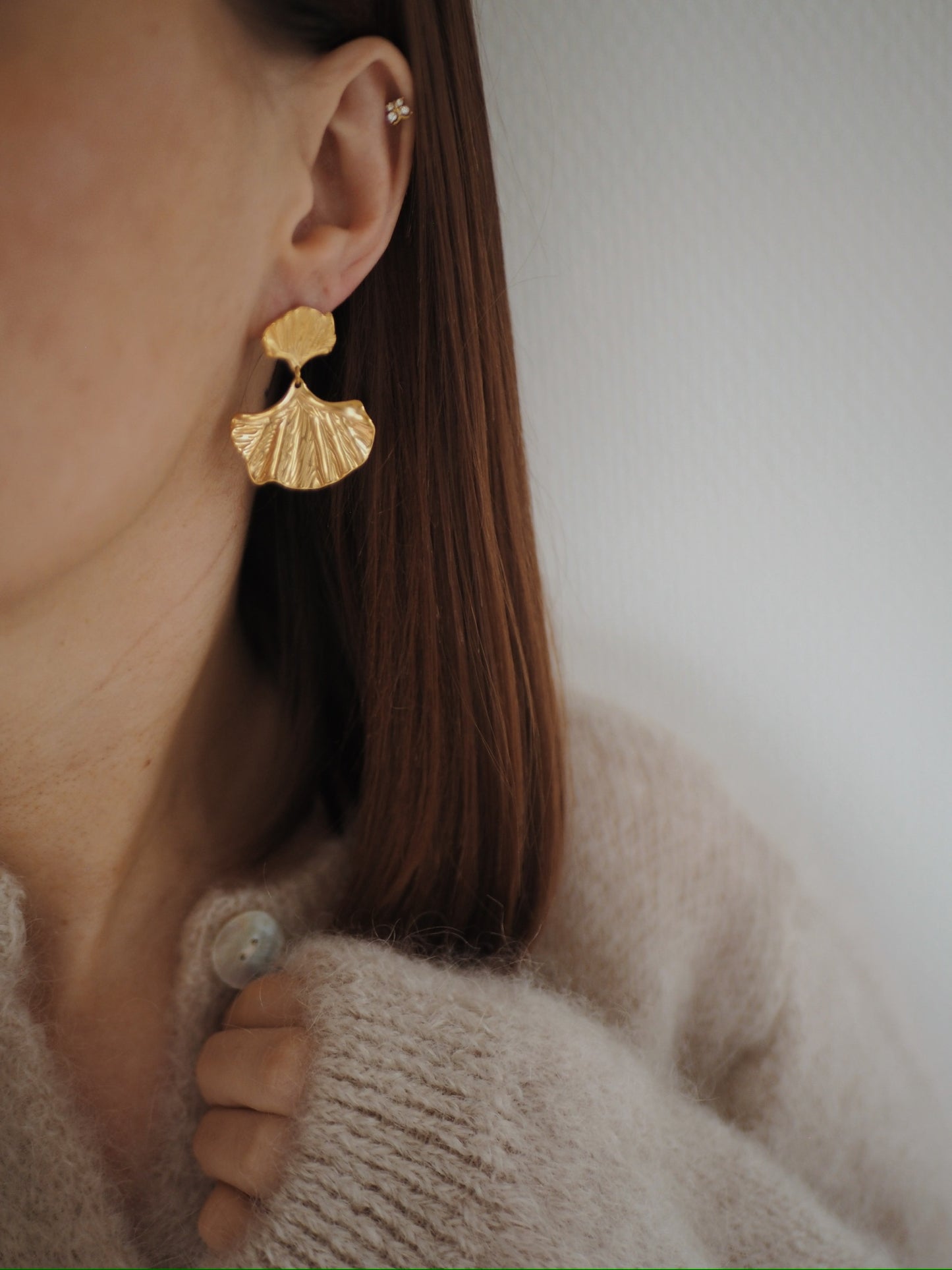 Boucles d’oreille Ambre