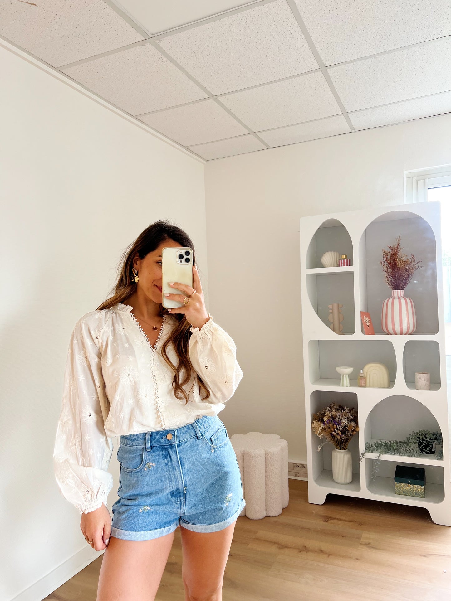 Blouse brodée Amaya