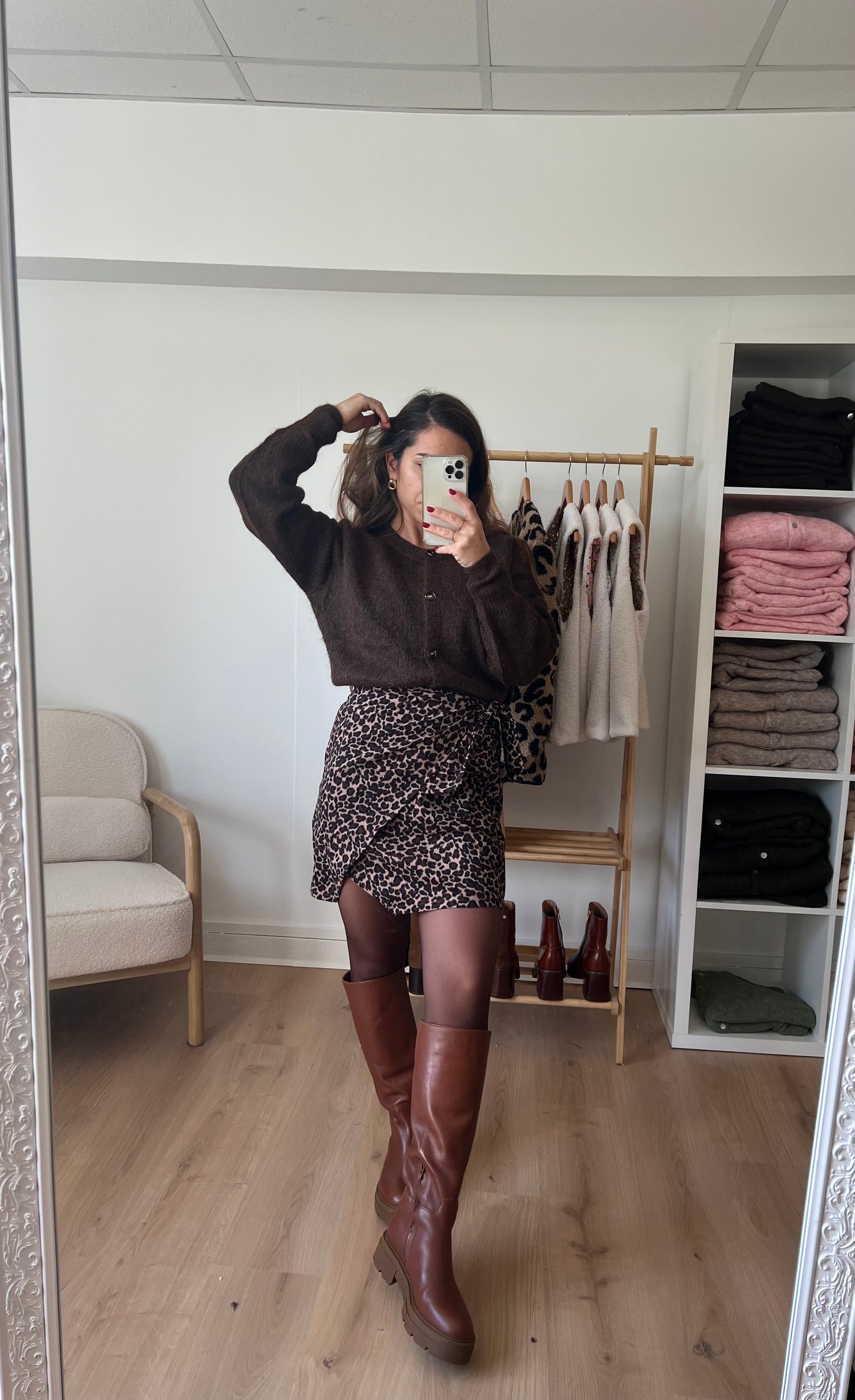 Cardigan Margaux chocolat