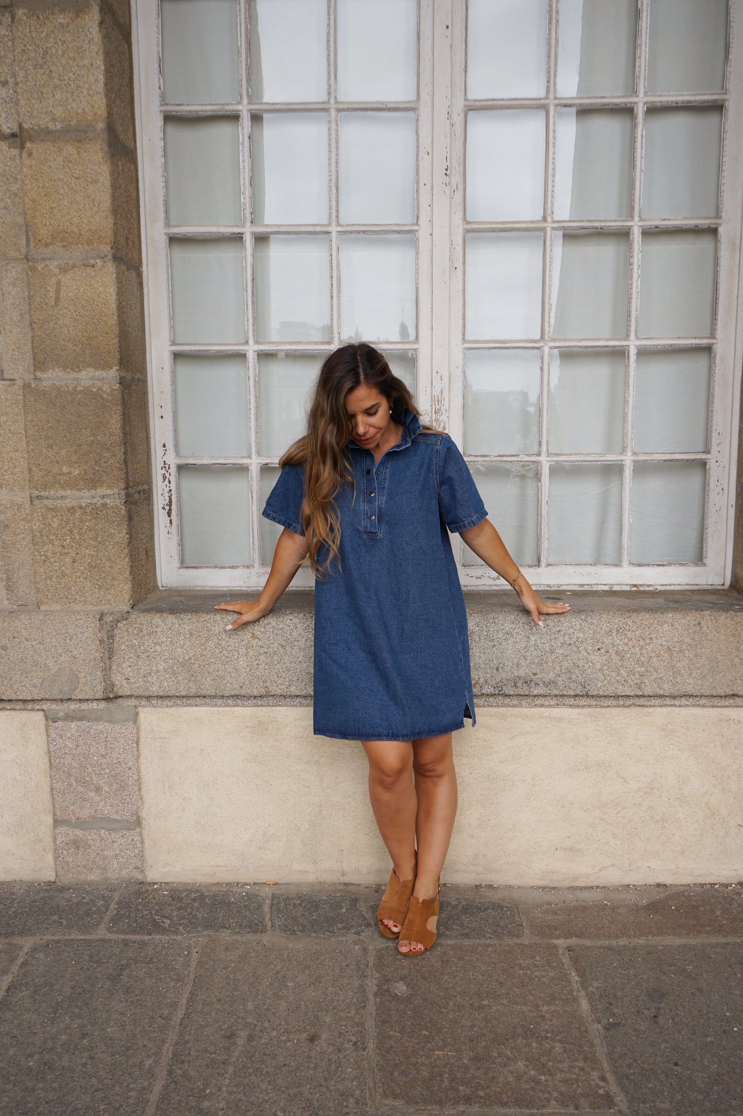 Robe en Jean Céleste