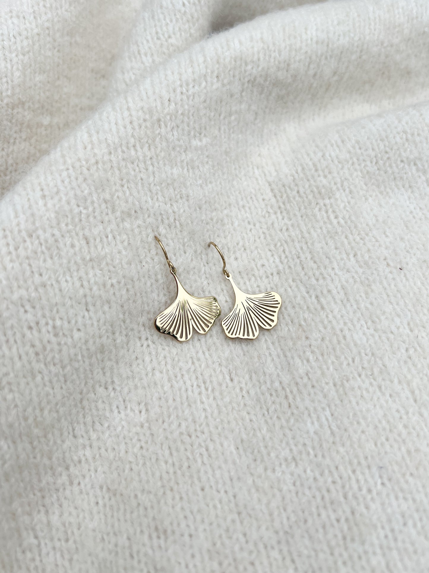 Boucles d'oreille Little Gingko