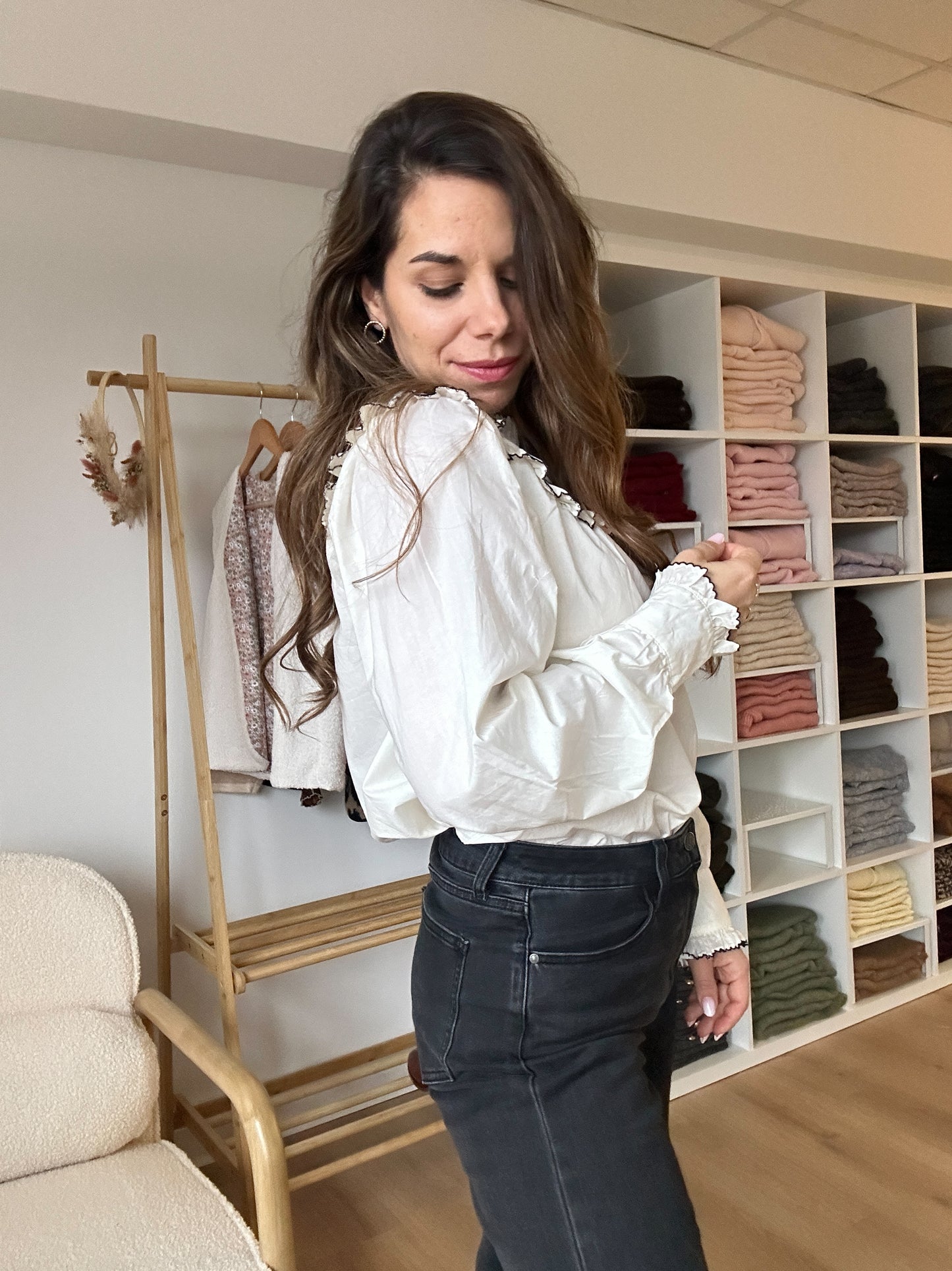 Blouse écrue Diane