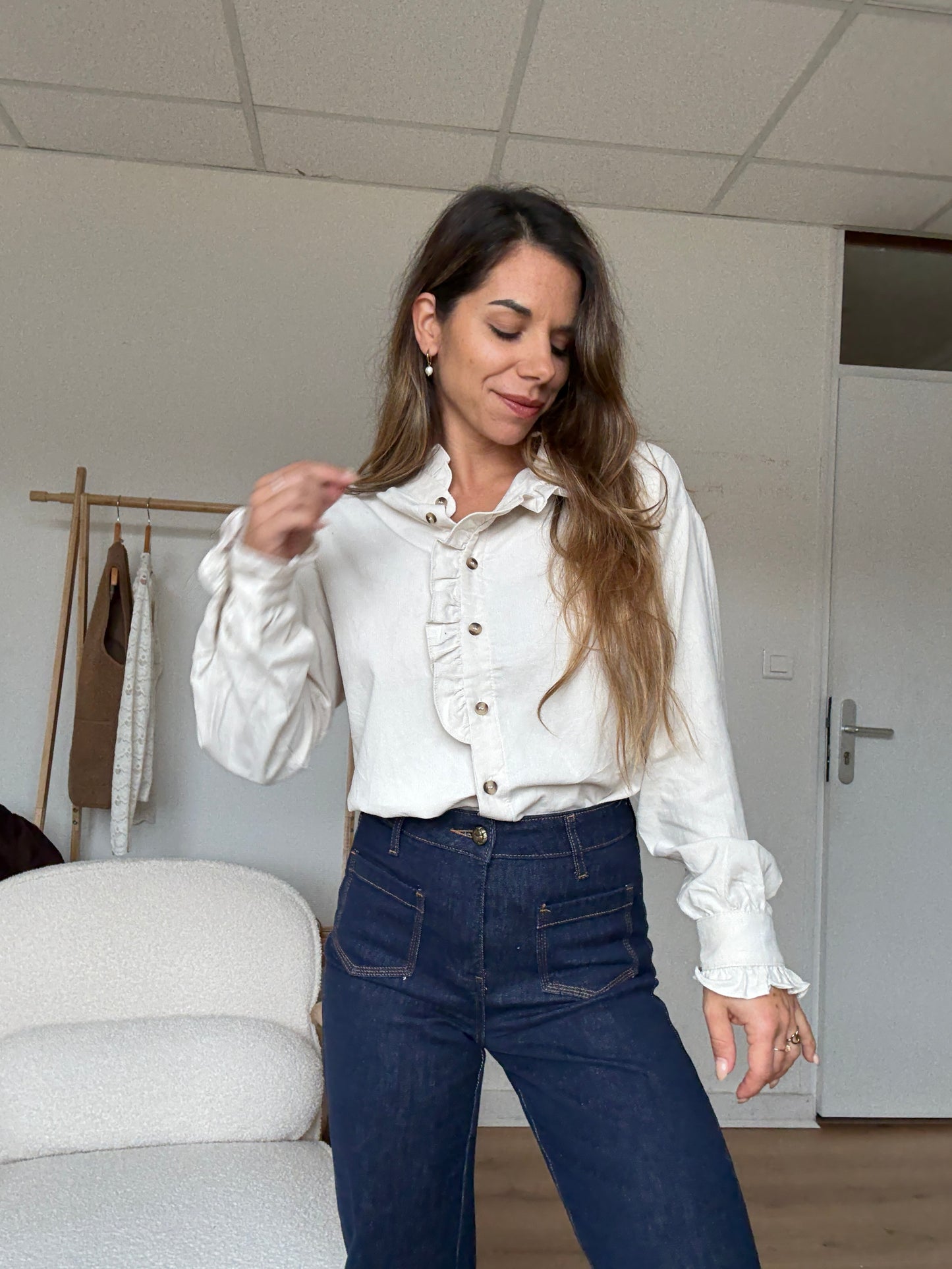 Blouse écrue Clémence