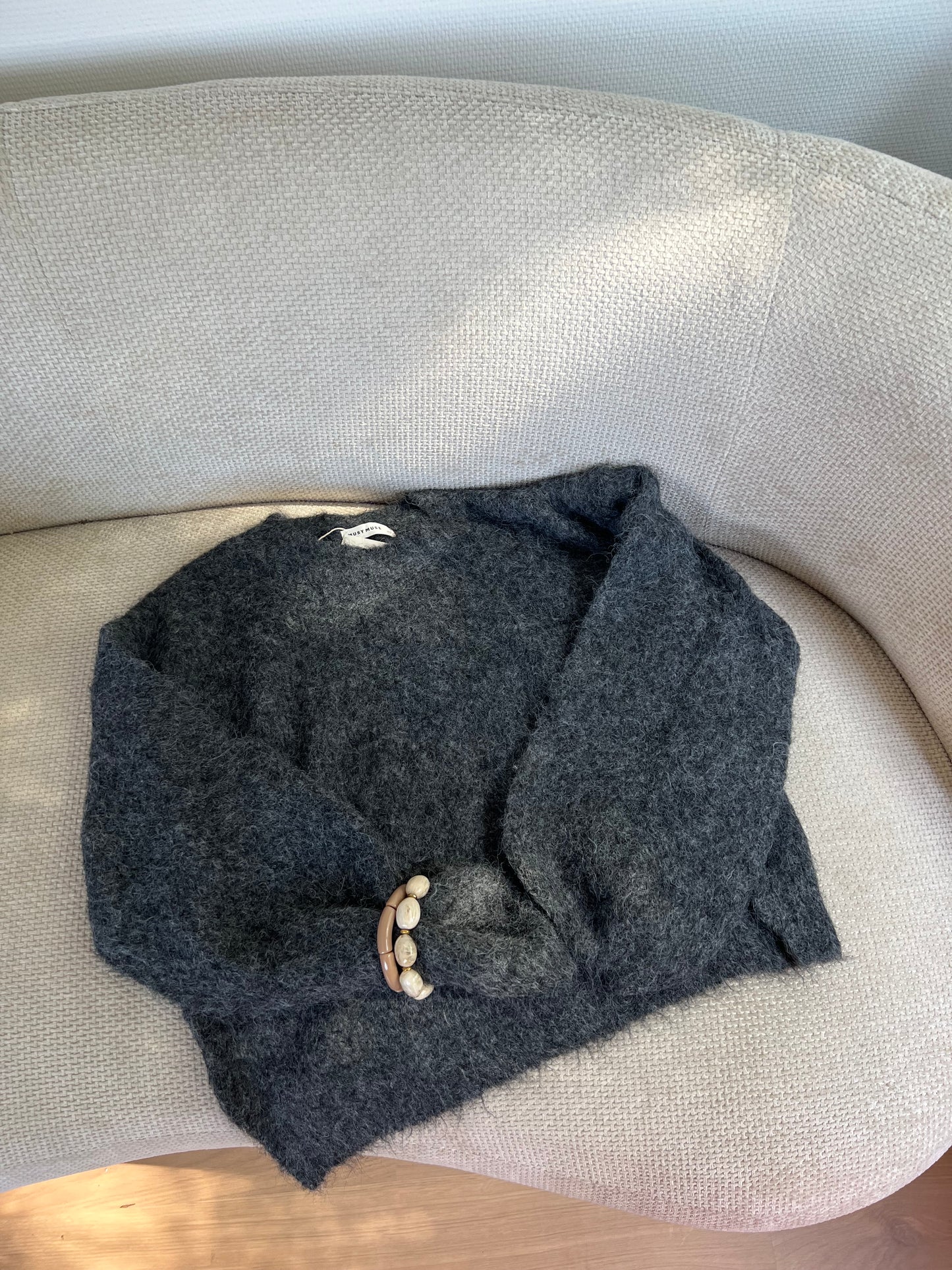 Pull en laine gris Henri