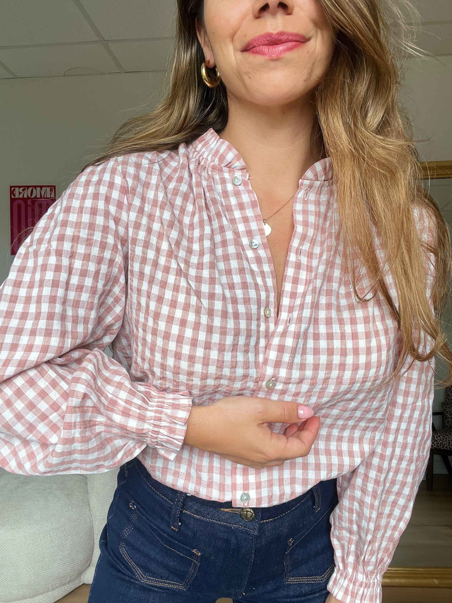 Blouse vichy Sixtine