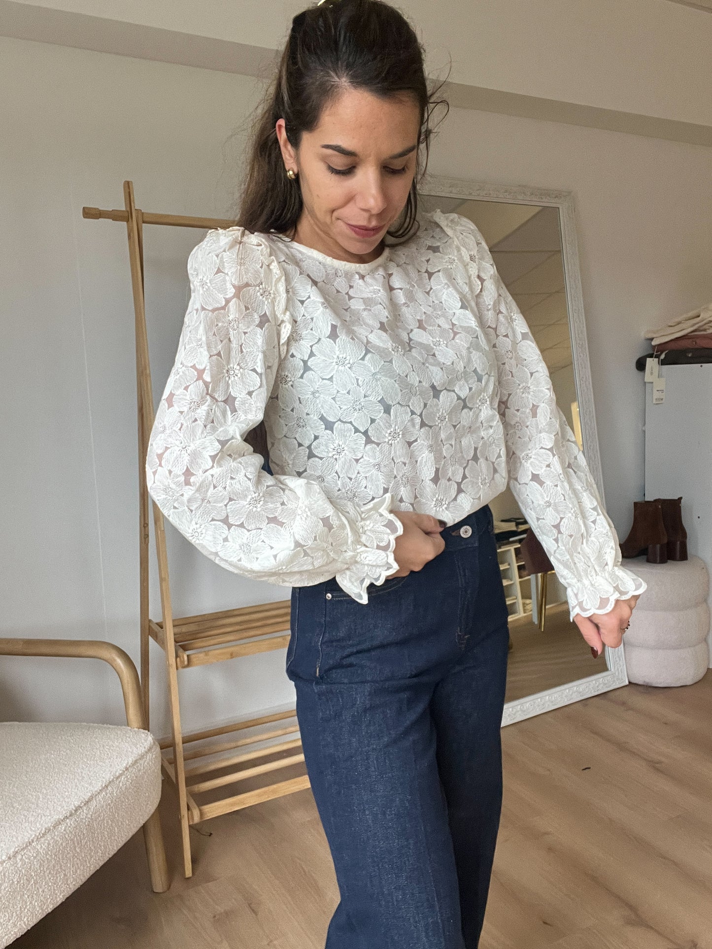 Blouse brodée Laura