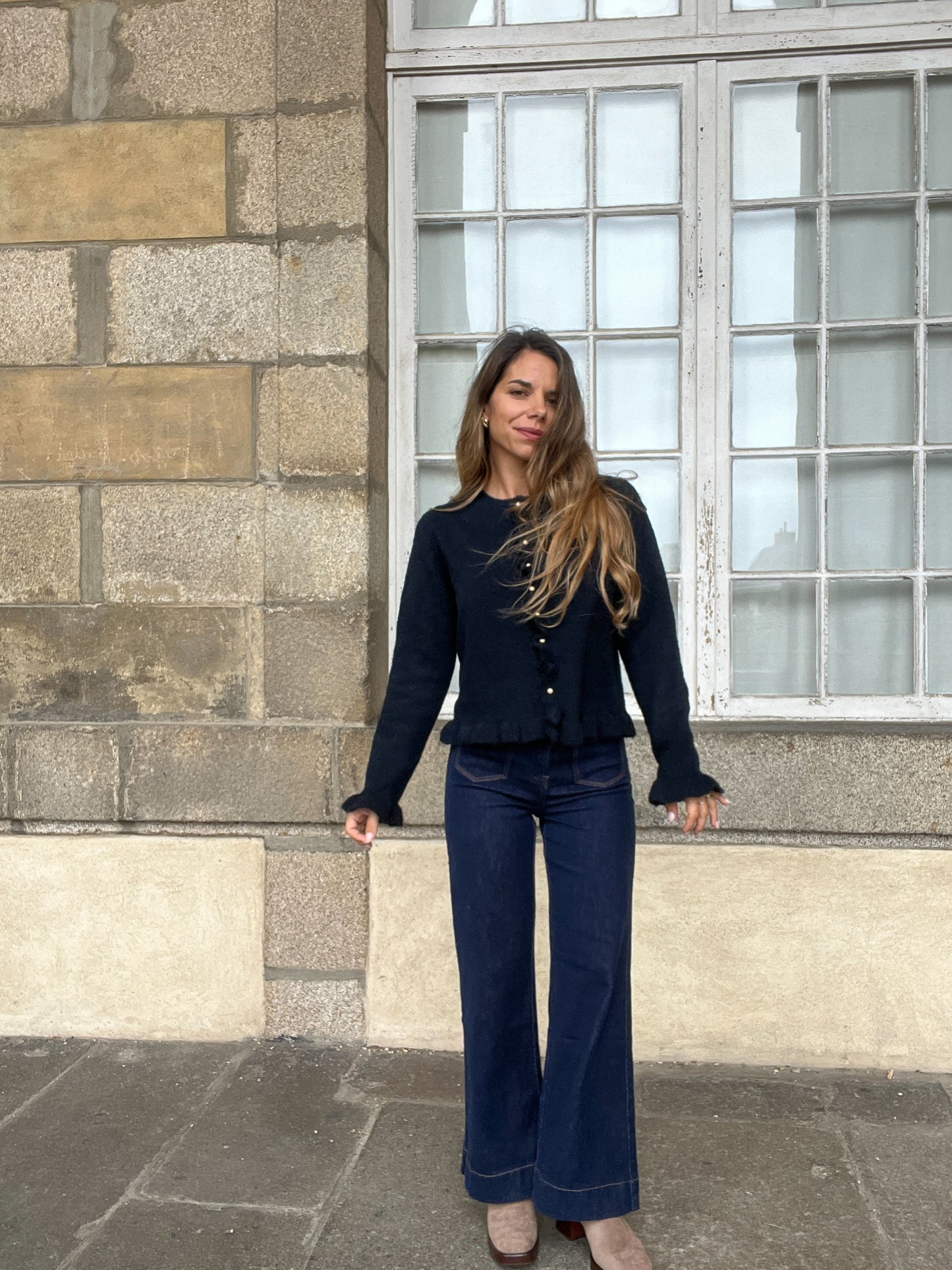 Cardigan Maxine bleu marine