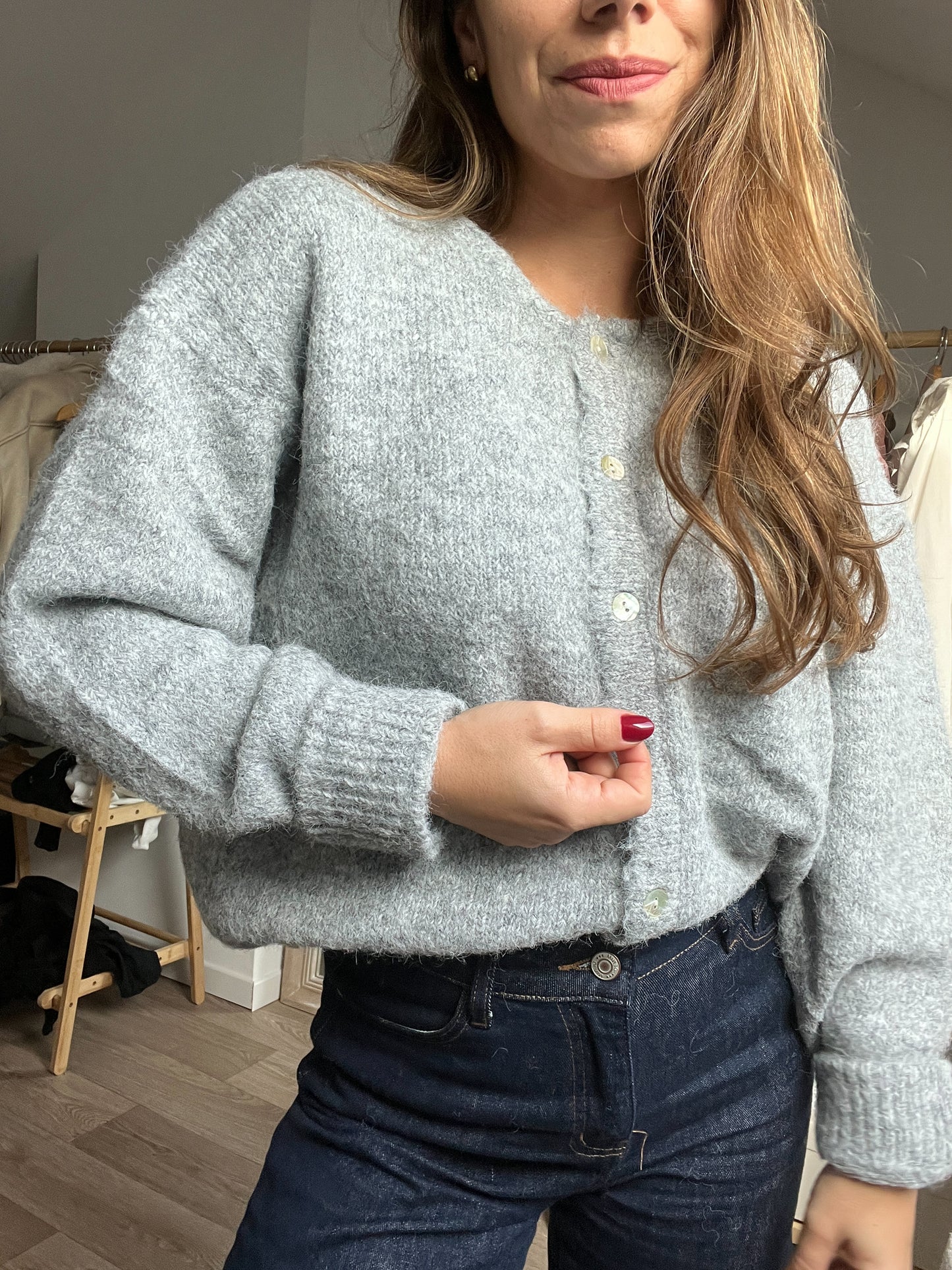 Cardigan Charlie gris