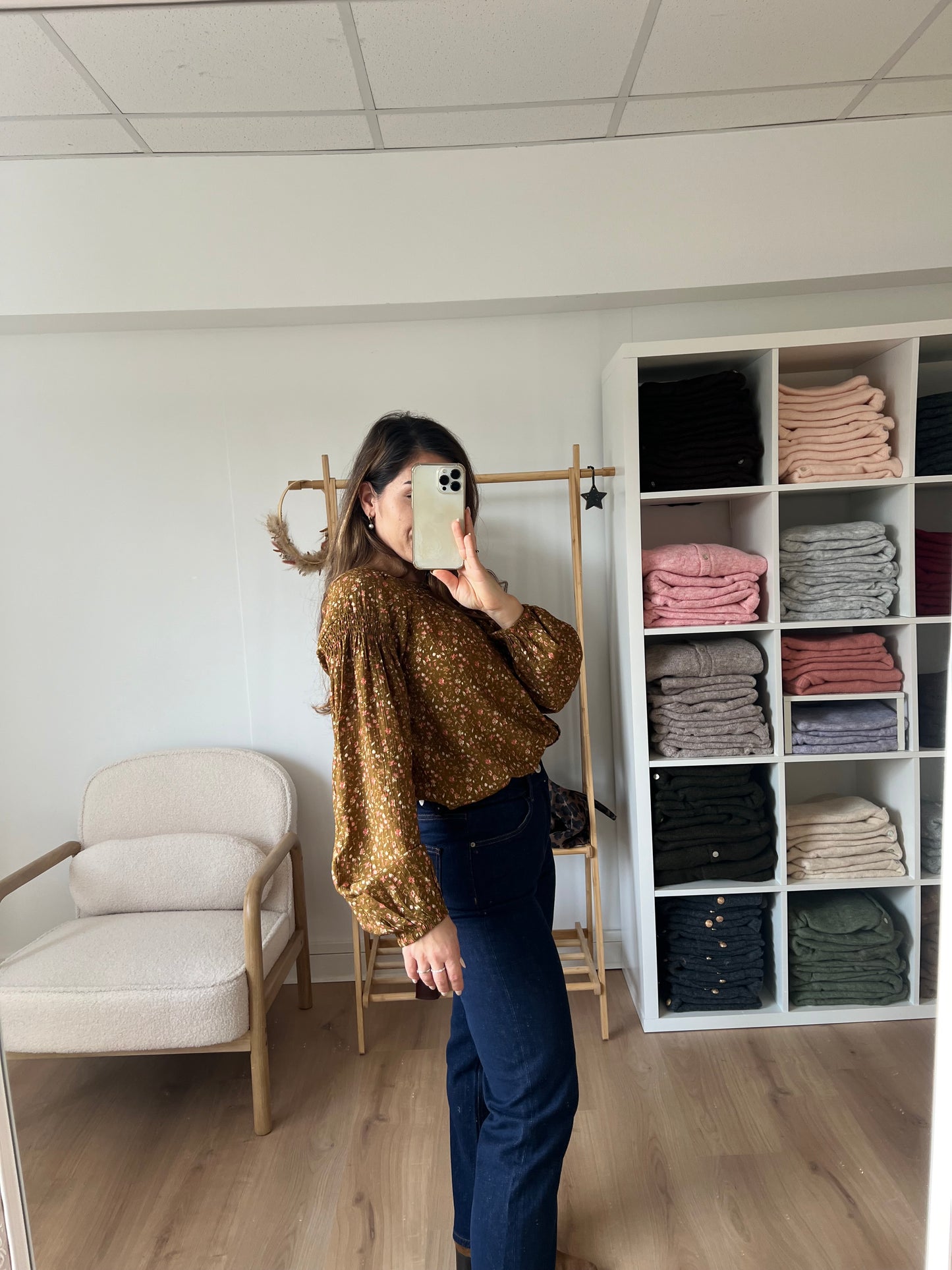 Blouse fleurie Adeline