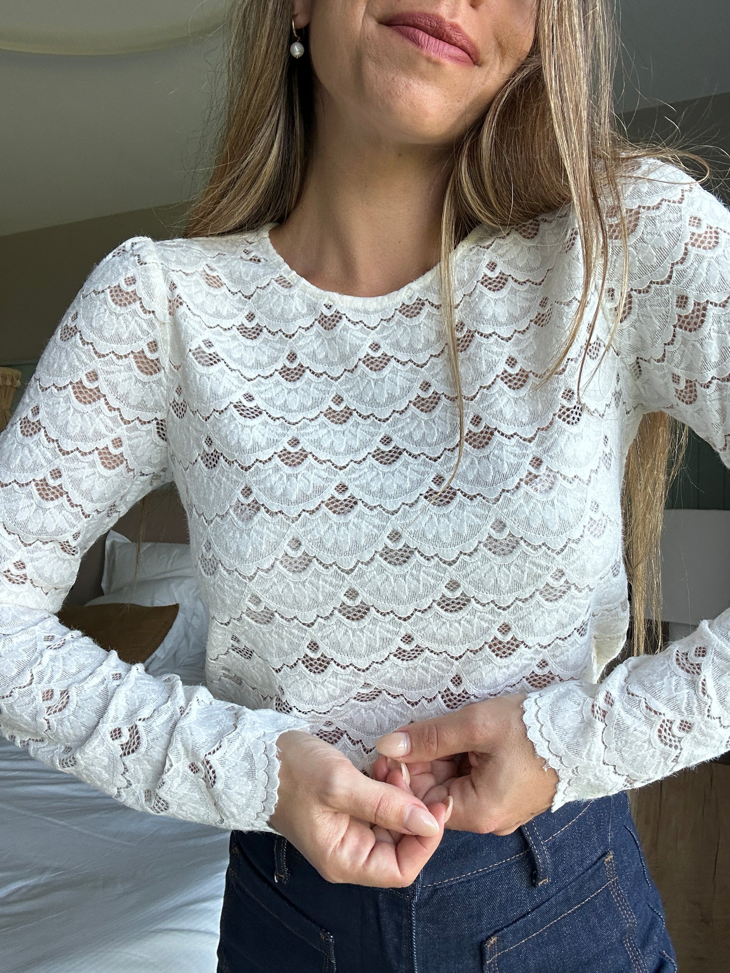 Blouse écrue Anne