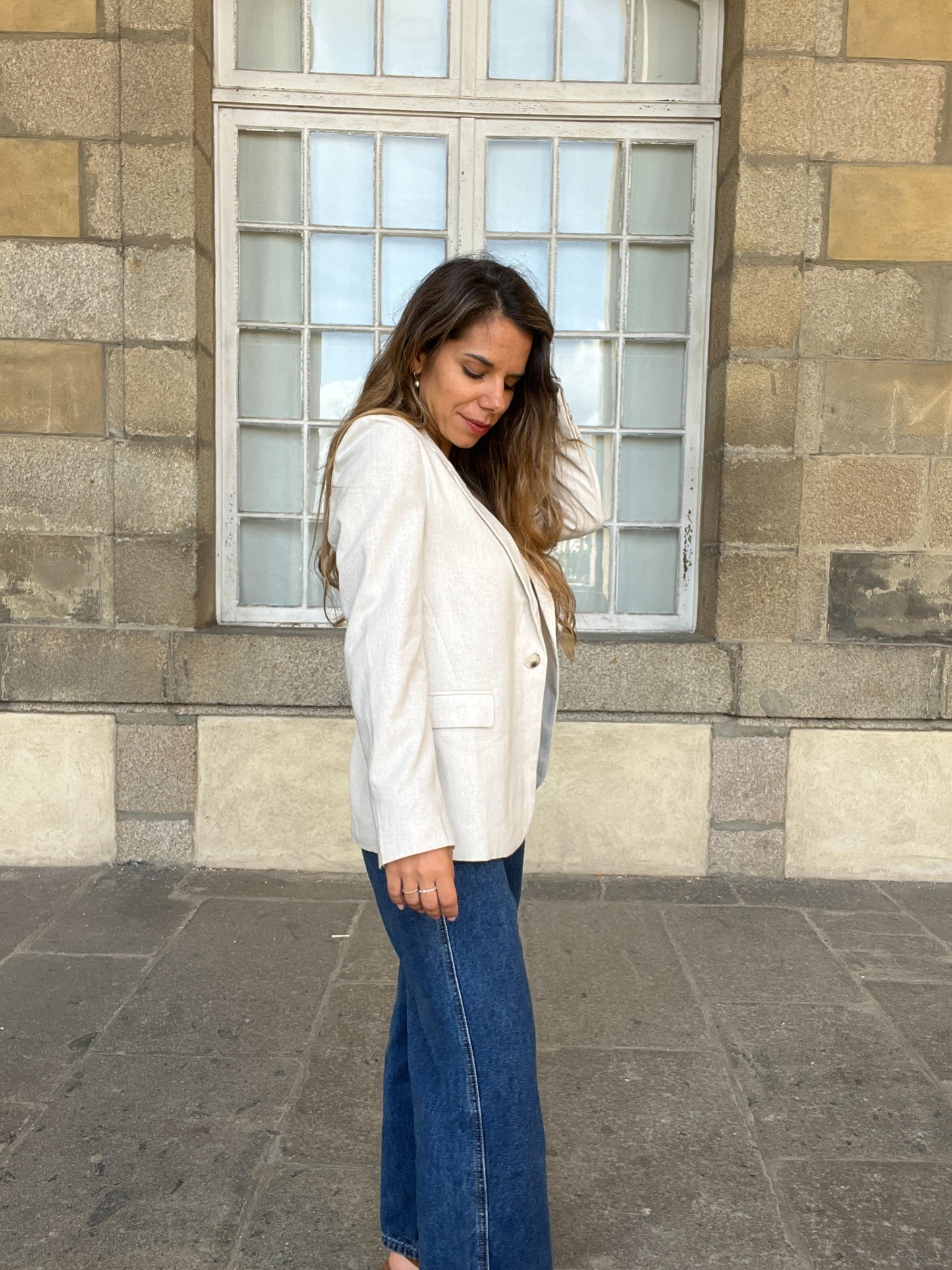 Blazer Gloria en lin