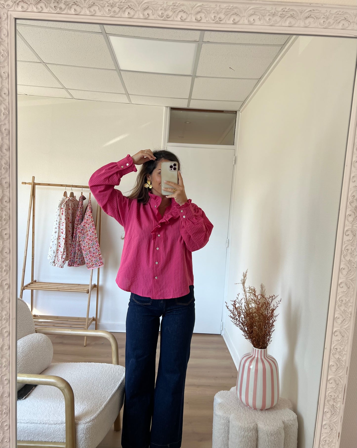 Chemise rose Alice