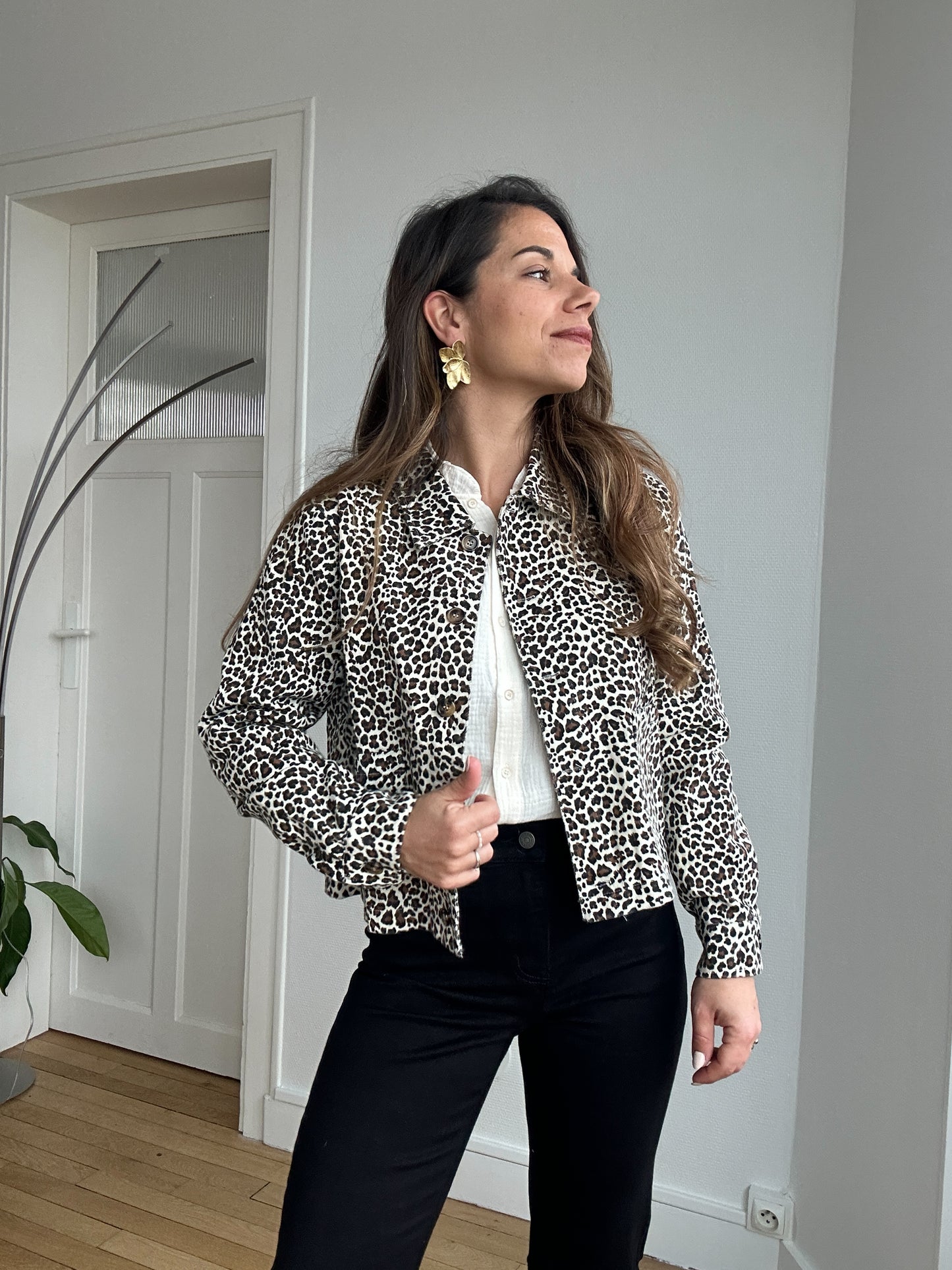 Veste en jean Léo