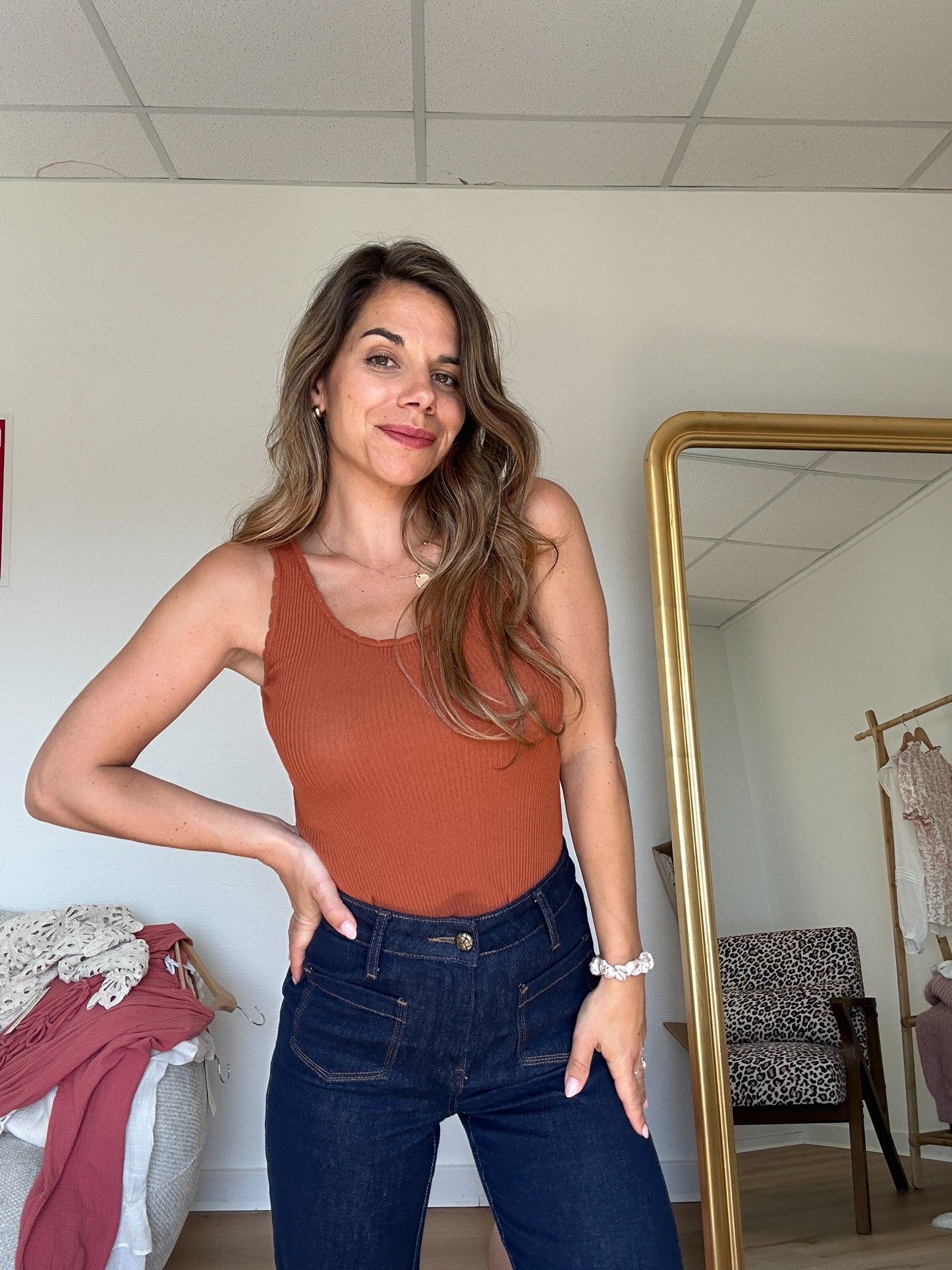 Top Emma Terracotta