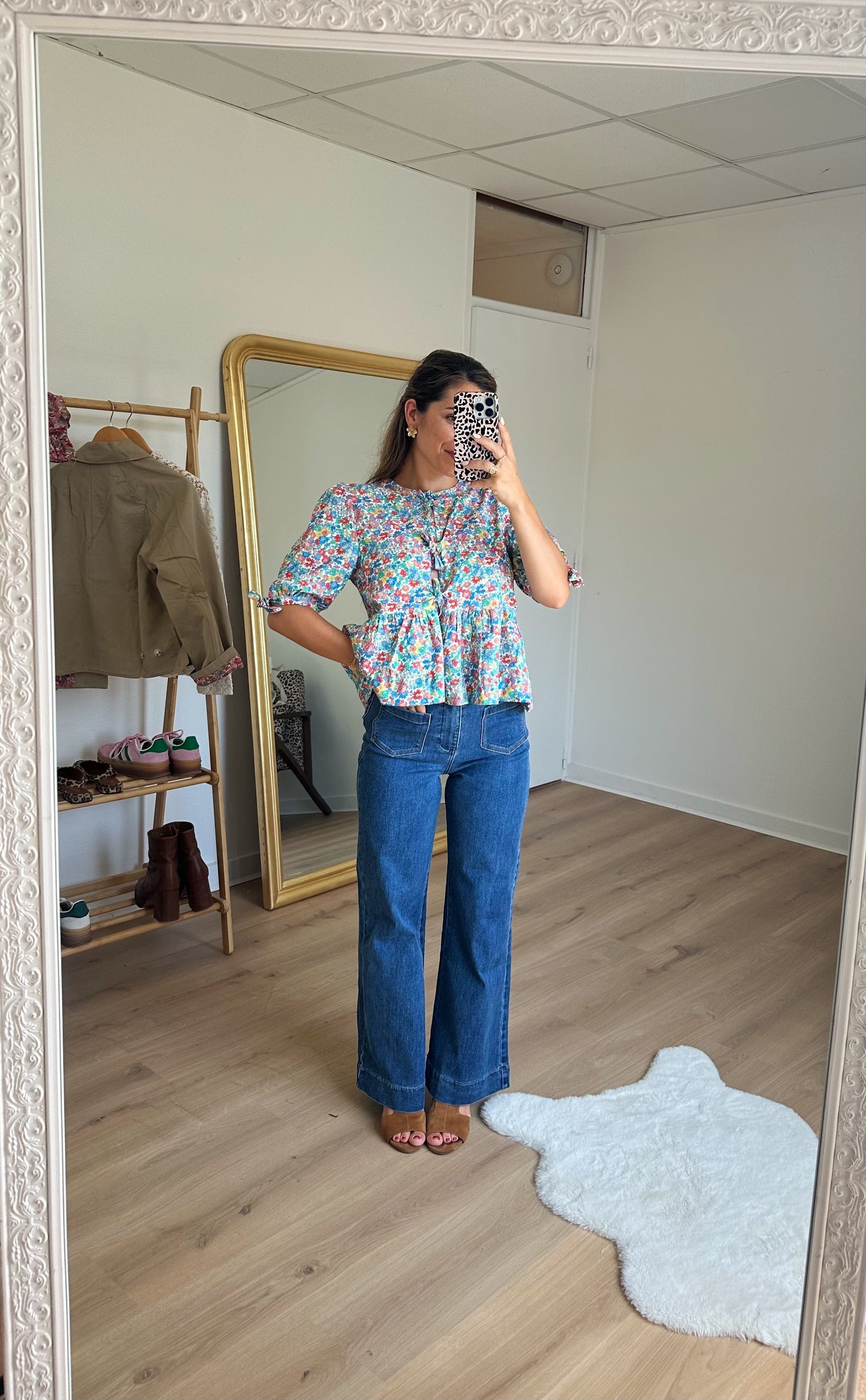 Blouse à noeuds Faustine