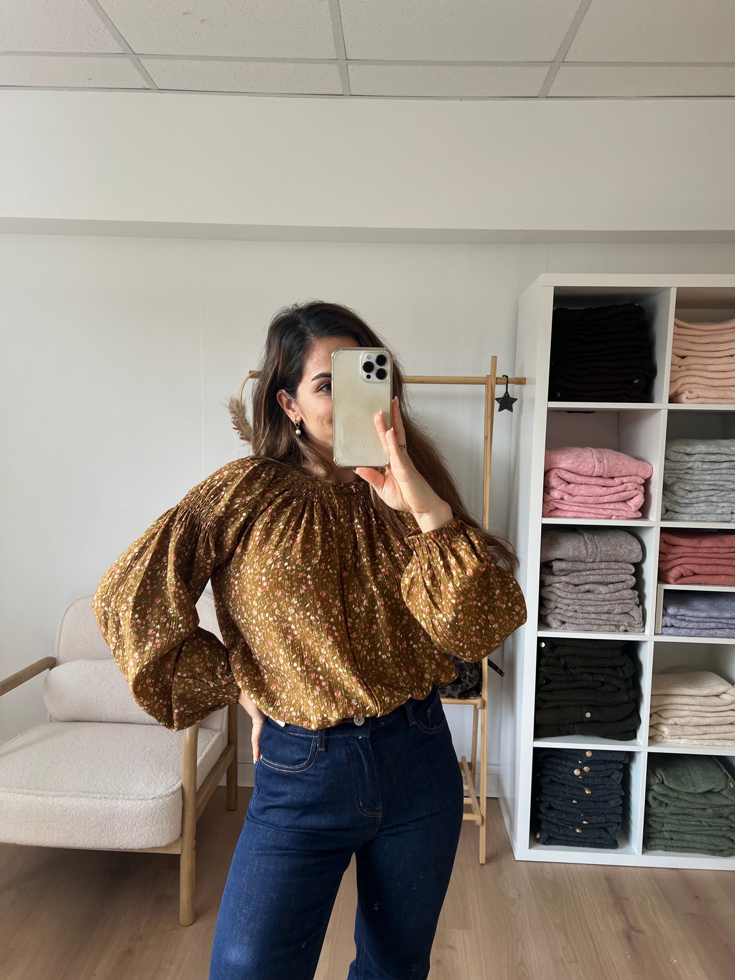 Blouse fleurie Adeline