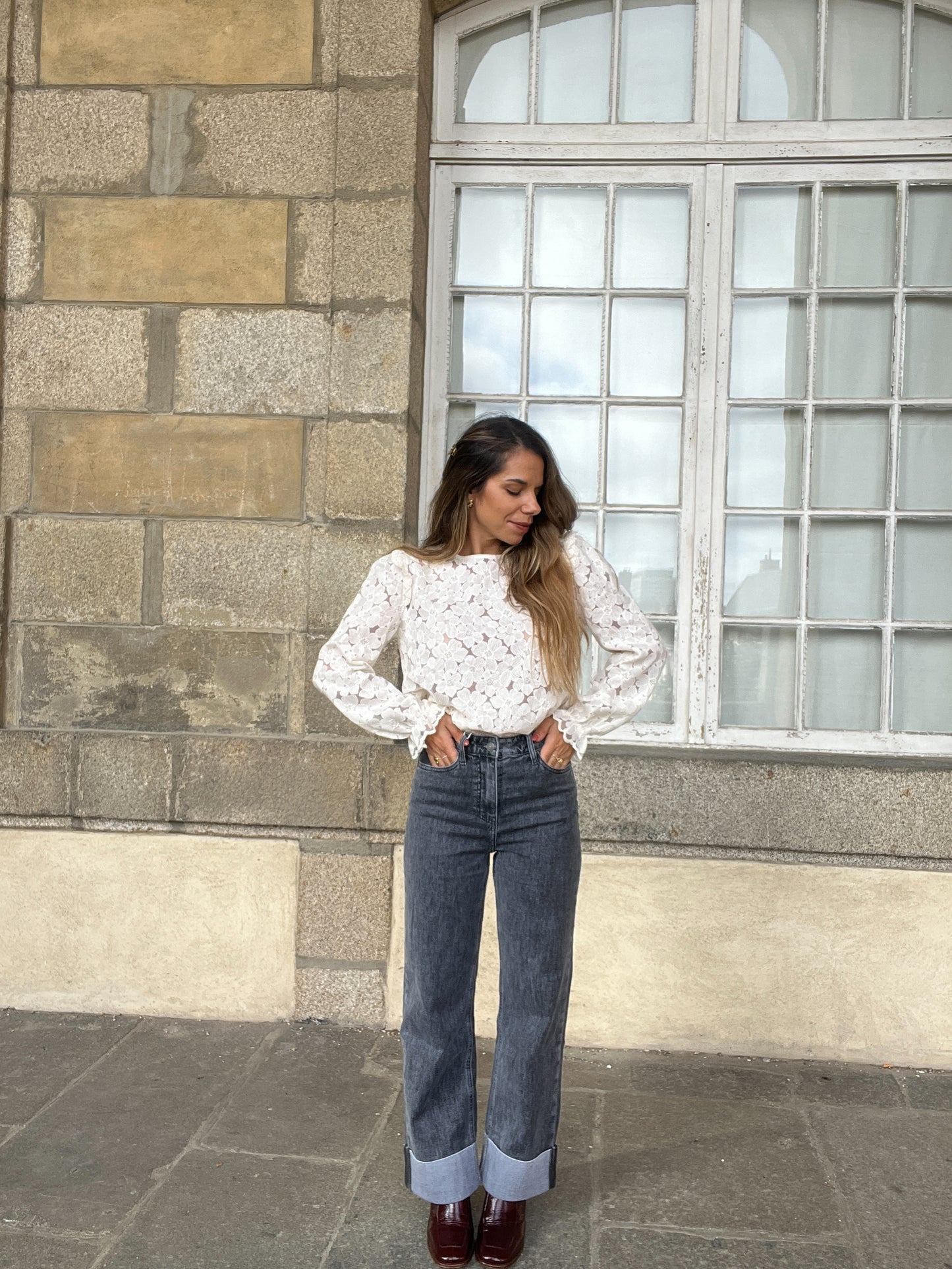 Blouse brodée Laura