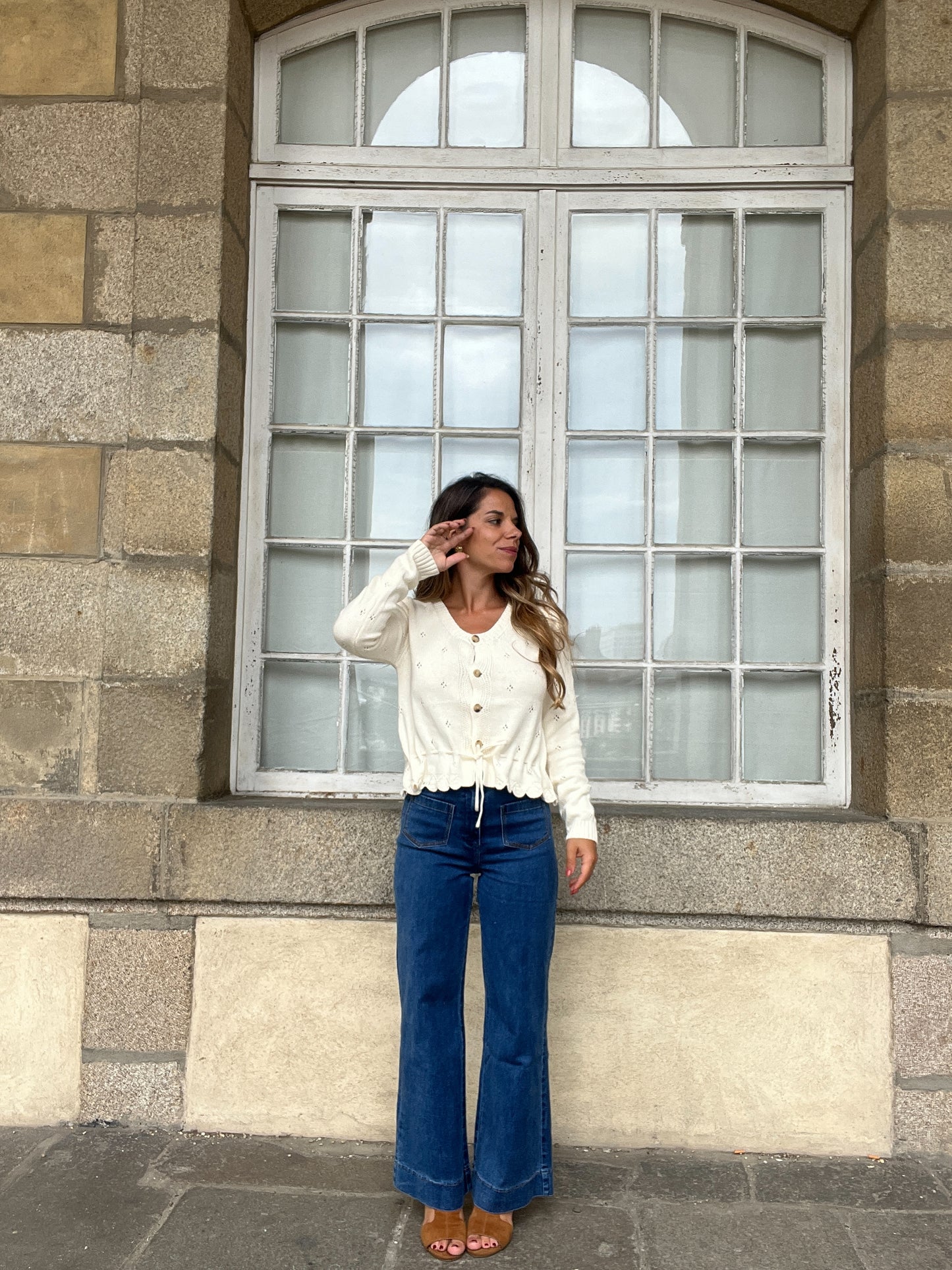 Cardigan Emma écru