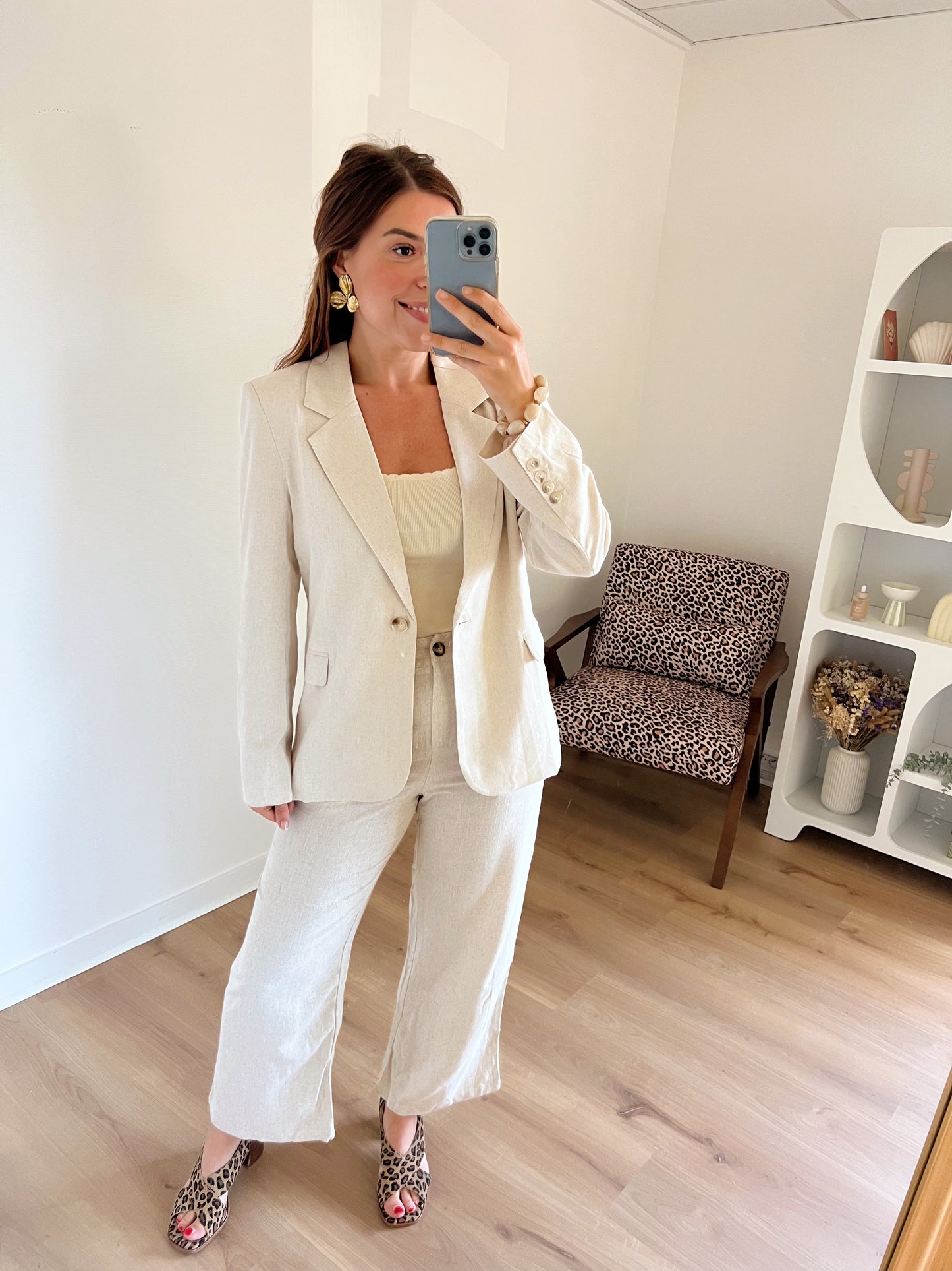 Blazer Gloria en lin