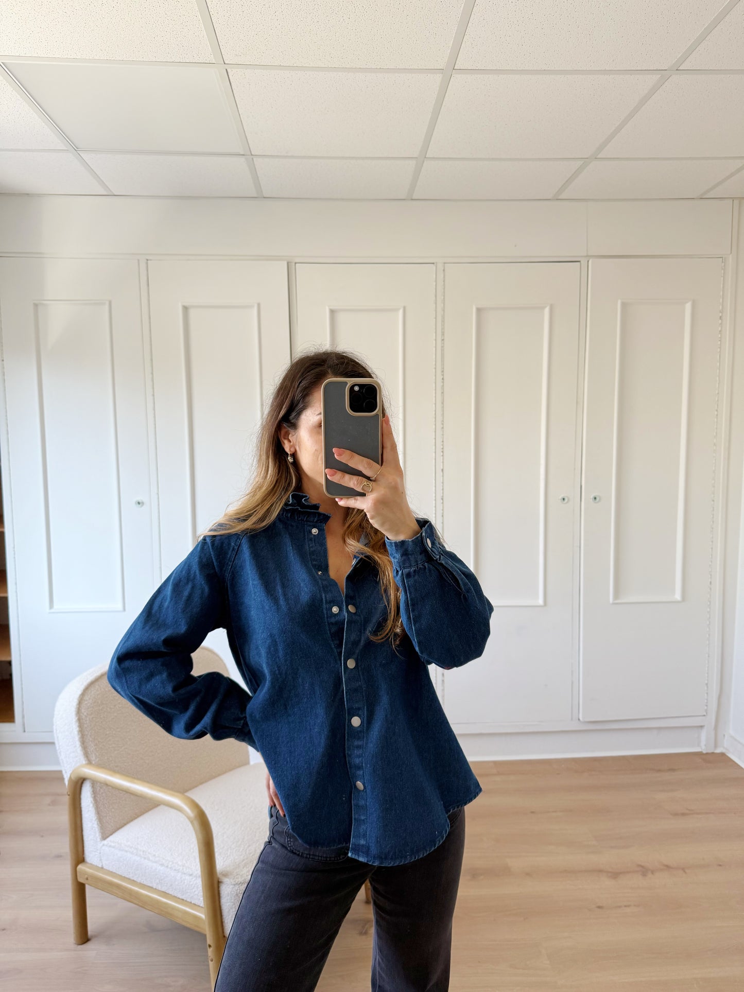 Surchemise en jean Livia