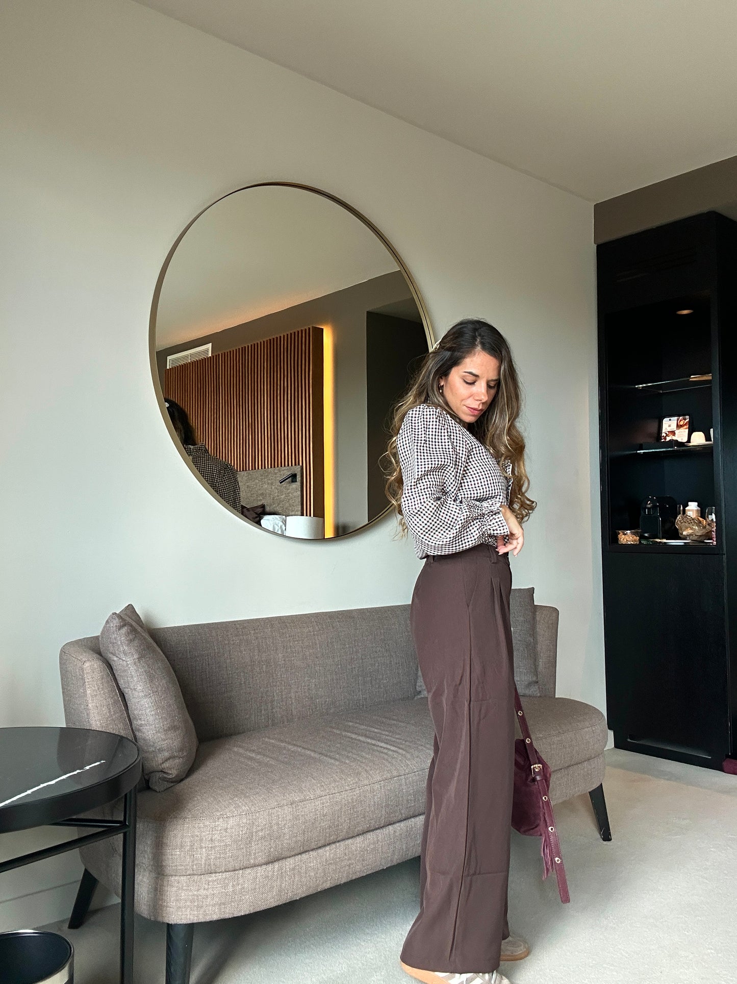 Pantalon fluide taille chocolat Jules