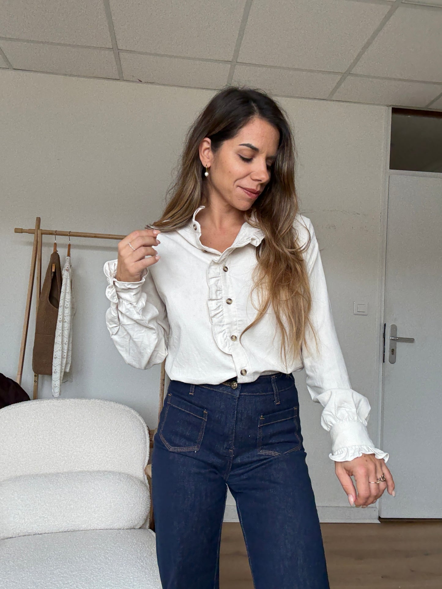 Blouse écrue Clémence