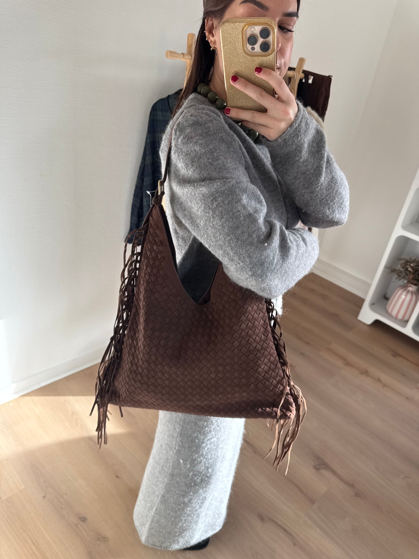 Grand sac à main Julia chocolat